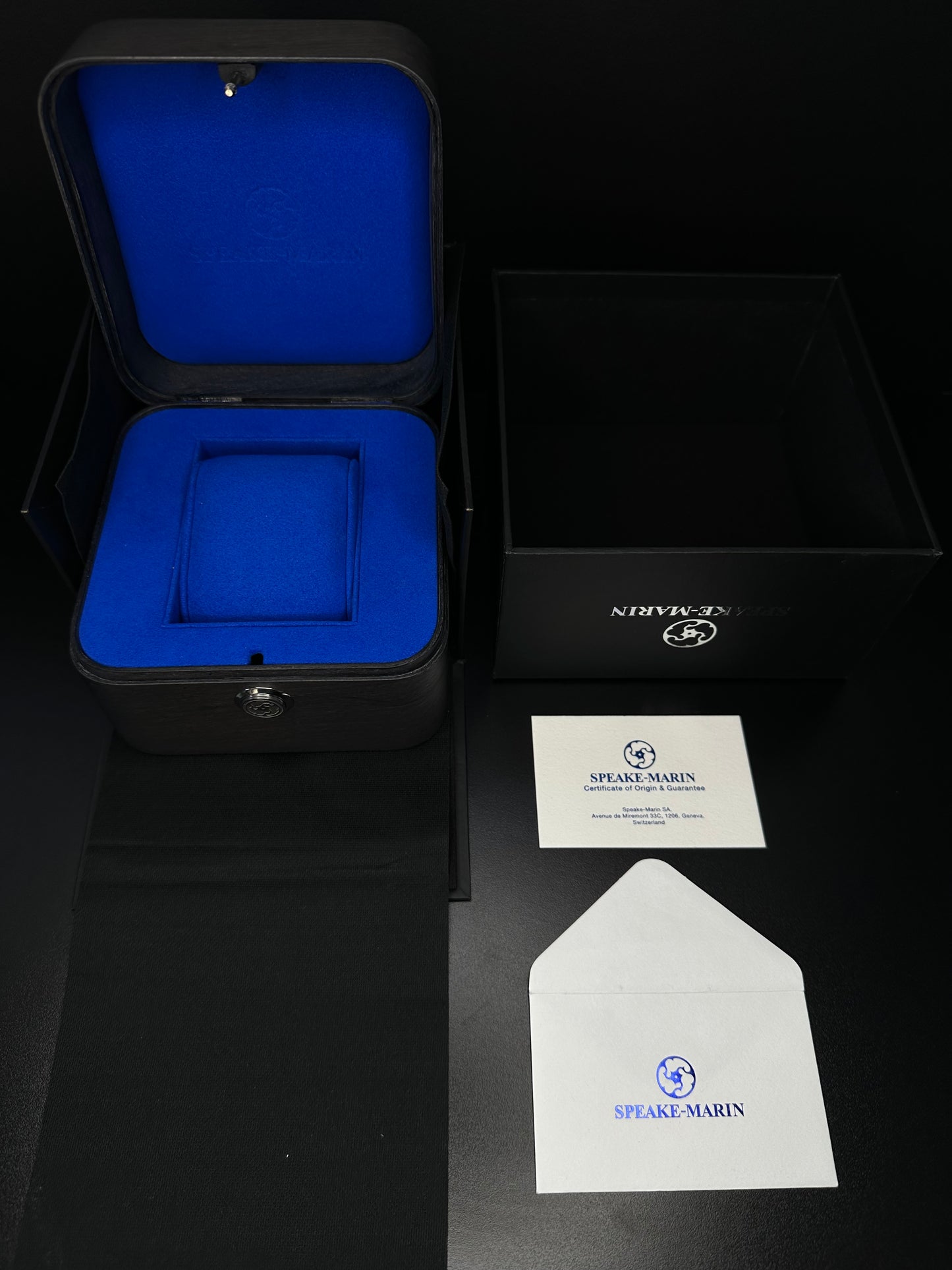 Speake Marin Ripples Original Black Dial 604015040