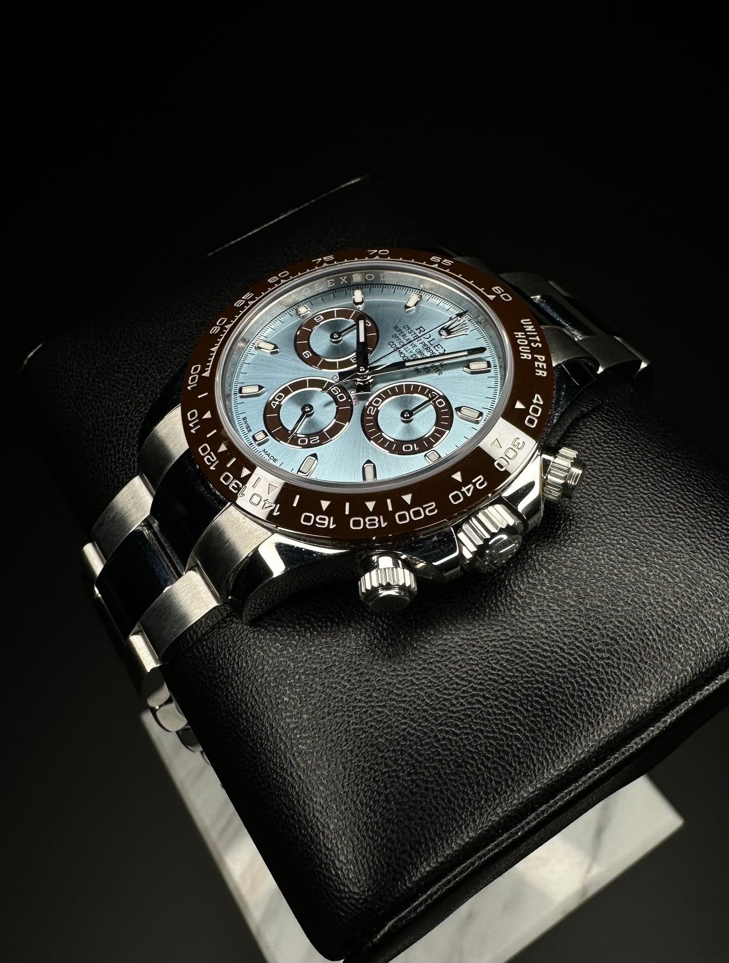 Rolex Cosmograph Daytona Ice Blue Dial Platinum Oyster Bracelet