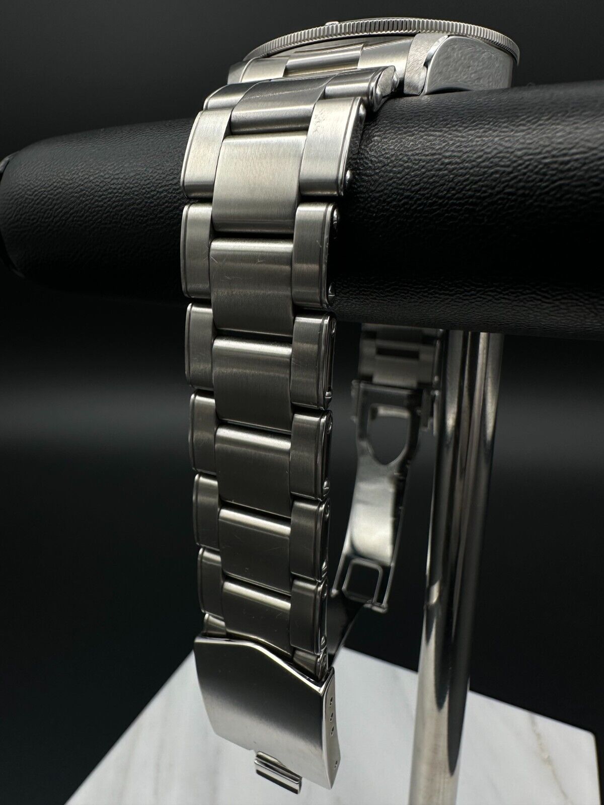 Tudor Black Bay Fifty-Eight Ref. 79030B Stainless Steel 39mm Automatic Watch from 2020, featuring a blue dial, unidirectional rotatable bezel with a 60-minute graduated disc in matte blue anodized aluminum, and silver gilded markings, paired with a Tudor stainless steel bracelet, in fair condition with obvious signs of wear, available at The Watch Trader, Madison, CT.
