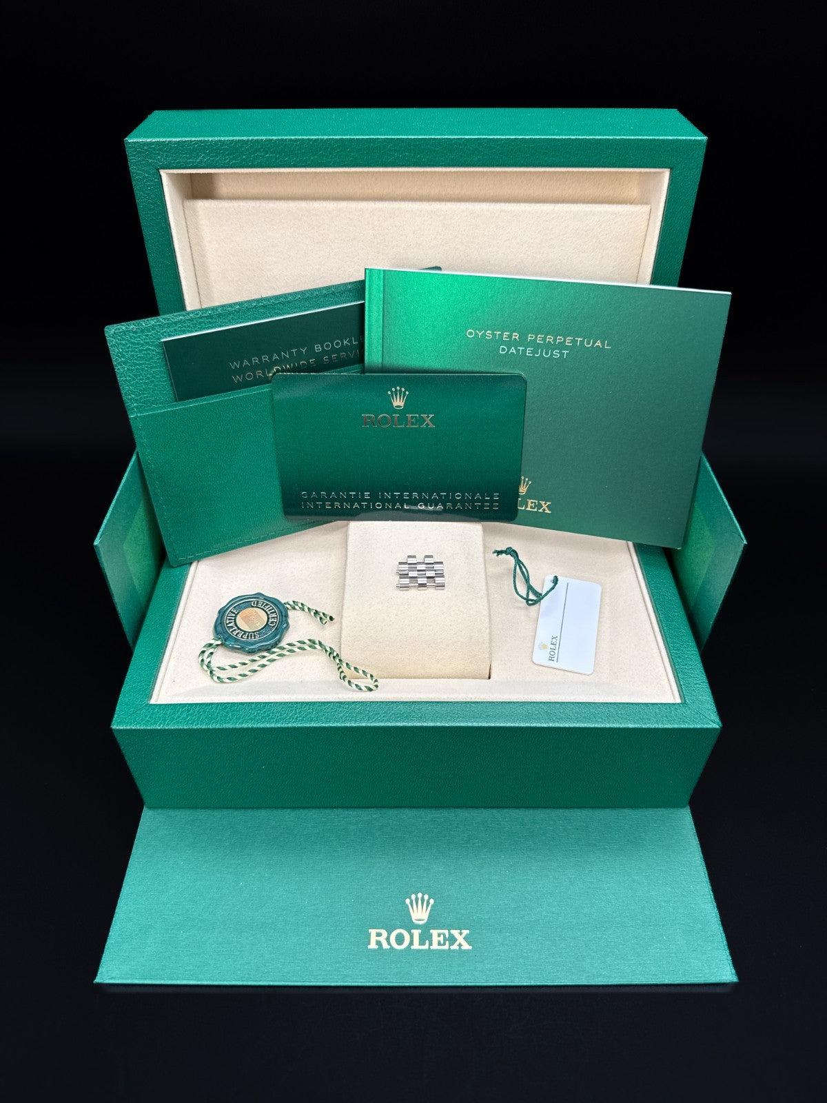 Rolex Datejust 126234 Pink Diamond Roman Dial 36mm March 2026 Complete Set10