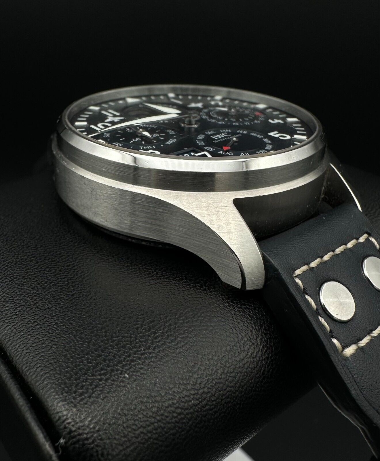 IWC Big Pilot Perpetual Calendar 46.2mm Watch Blue Dial Men's Watch - IW503605