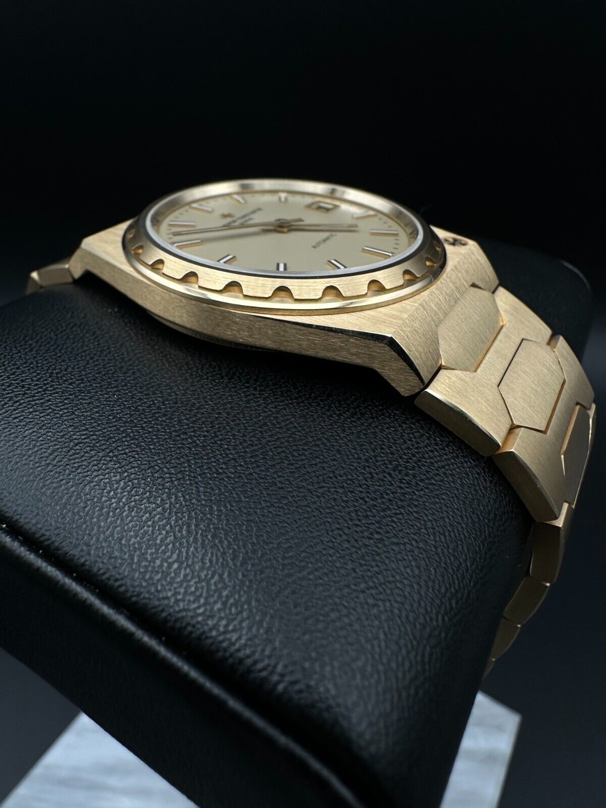 Vacheron Constantin Historiques 222 4200H/222J-B935 Yellow Gold 37mm watch, 2023 model, with an 18K yellow gold case, gold-toned dial, and luminous hour markers. Includes original box, warranty card, and booklet. Available at The Watch Trader, Madison, Connecticut.