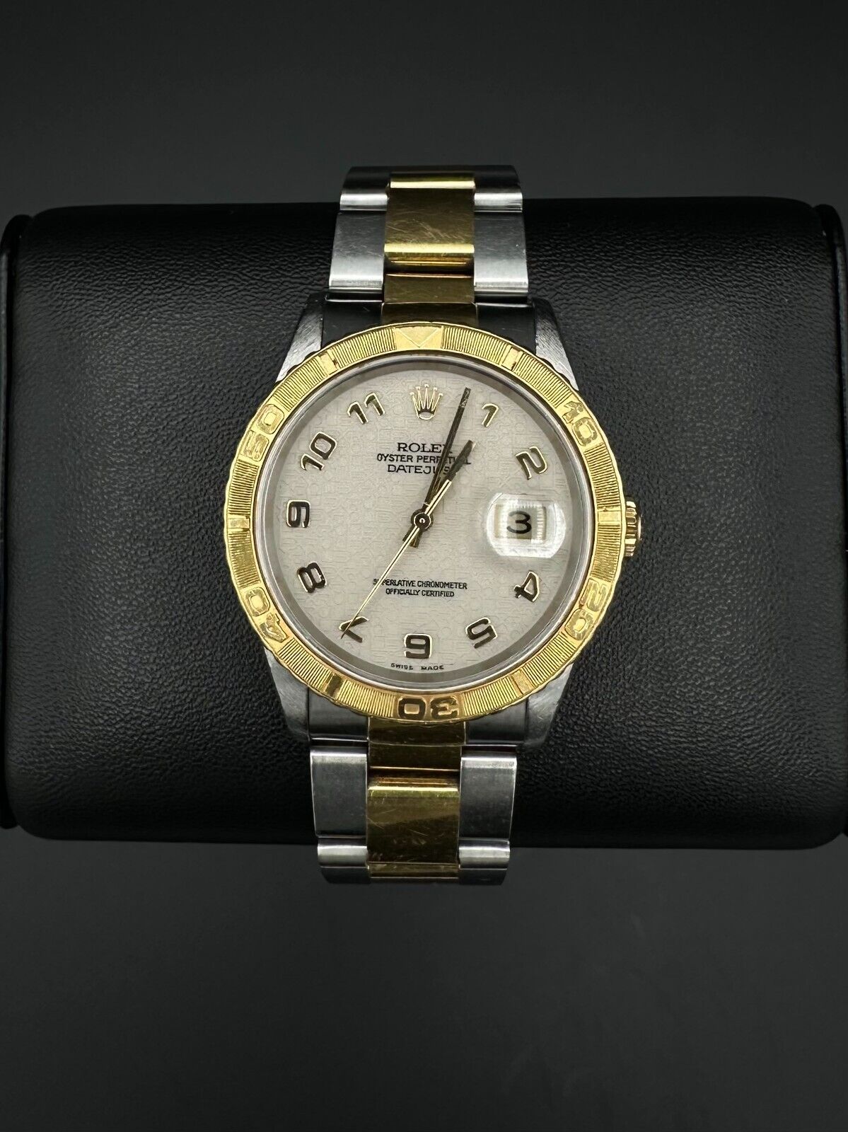 Rolex Datejust 36 Turn-O-Graph 116263 Gold and Silver Oyster Bracelet Watch