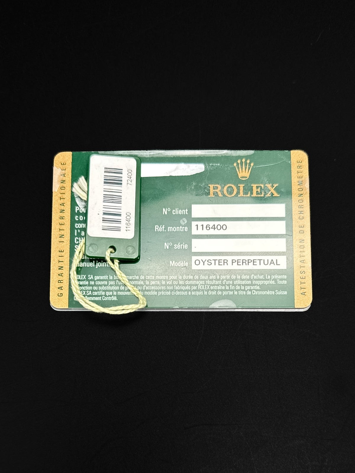 Rolex Milgauss 116400 Black Dial Steel Oyster Automatic 40mm Watch - 200810