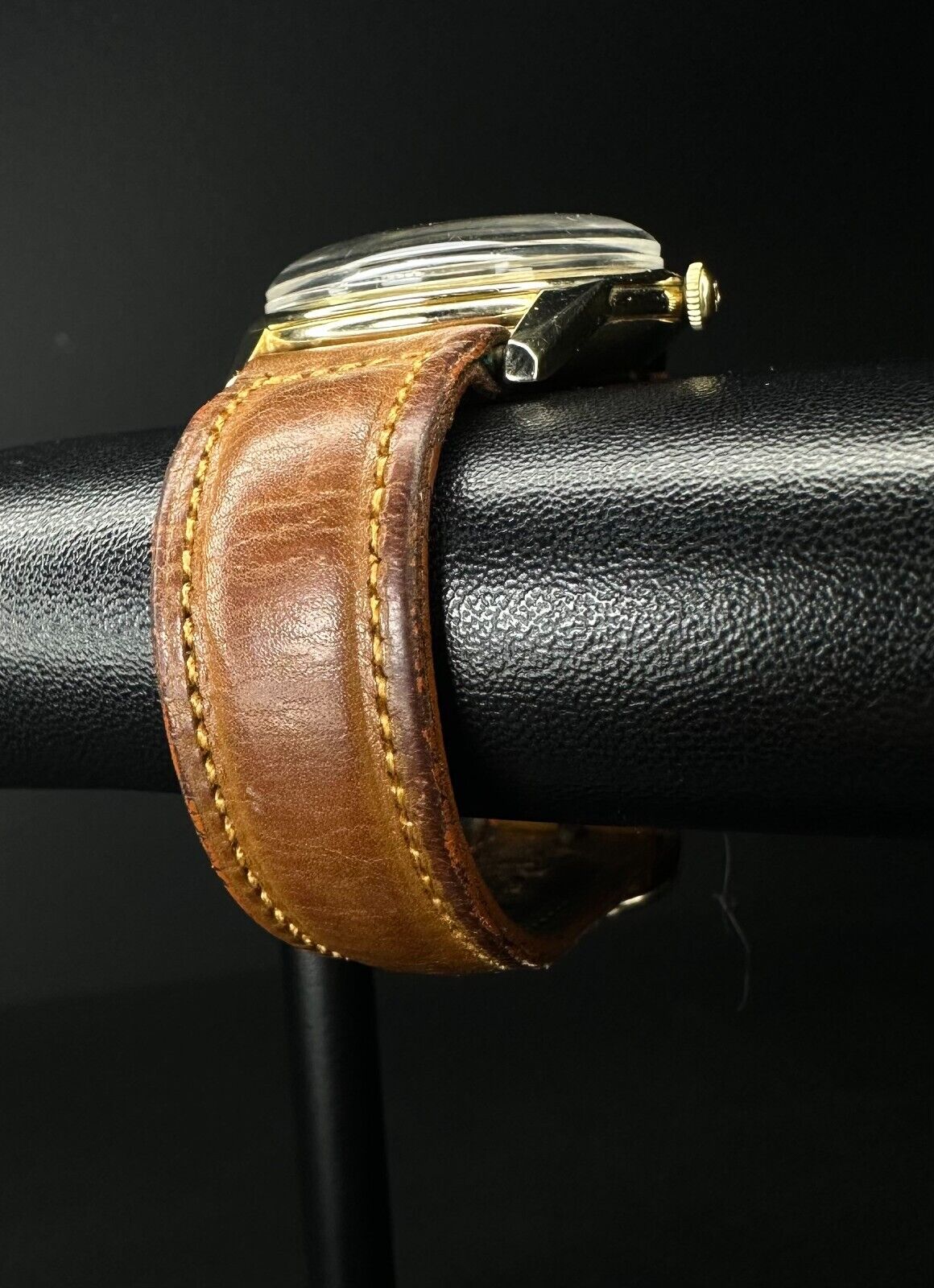 Omega Vintage 14K Gold Watch Bumper Movement Recent Service - 1940-1950 era
