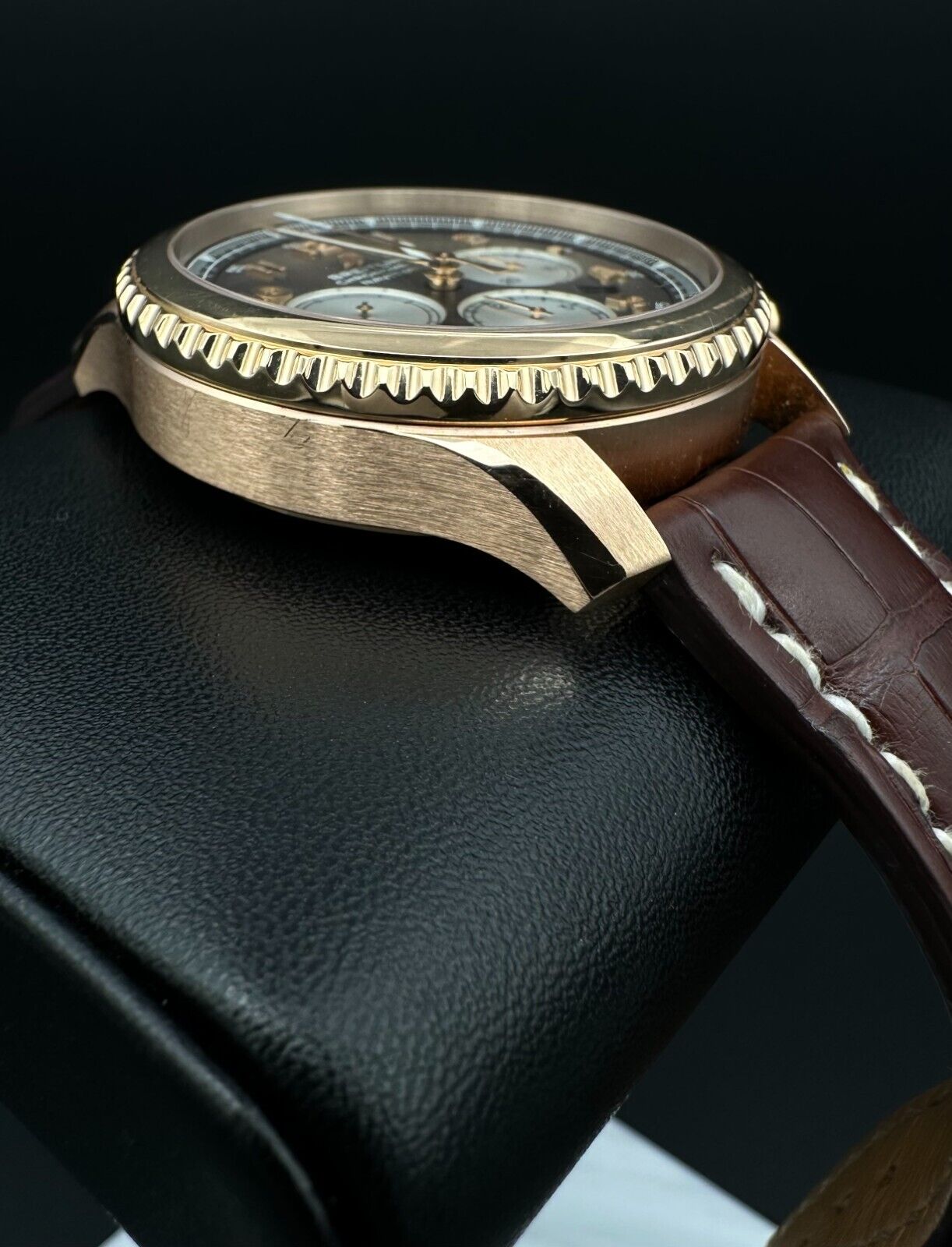 Breitling Navitimer RB0117131Q1P1 18K Rose Gold Bronze Dial 43mm Automatic Watch