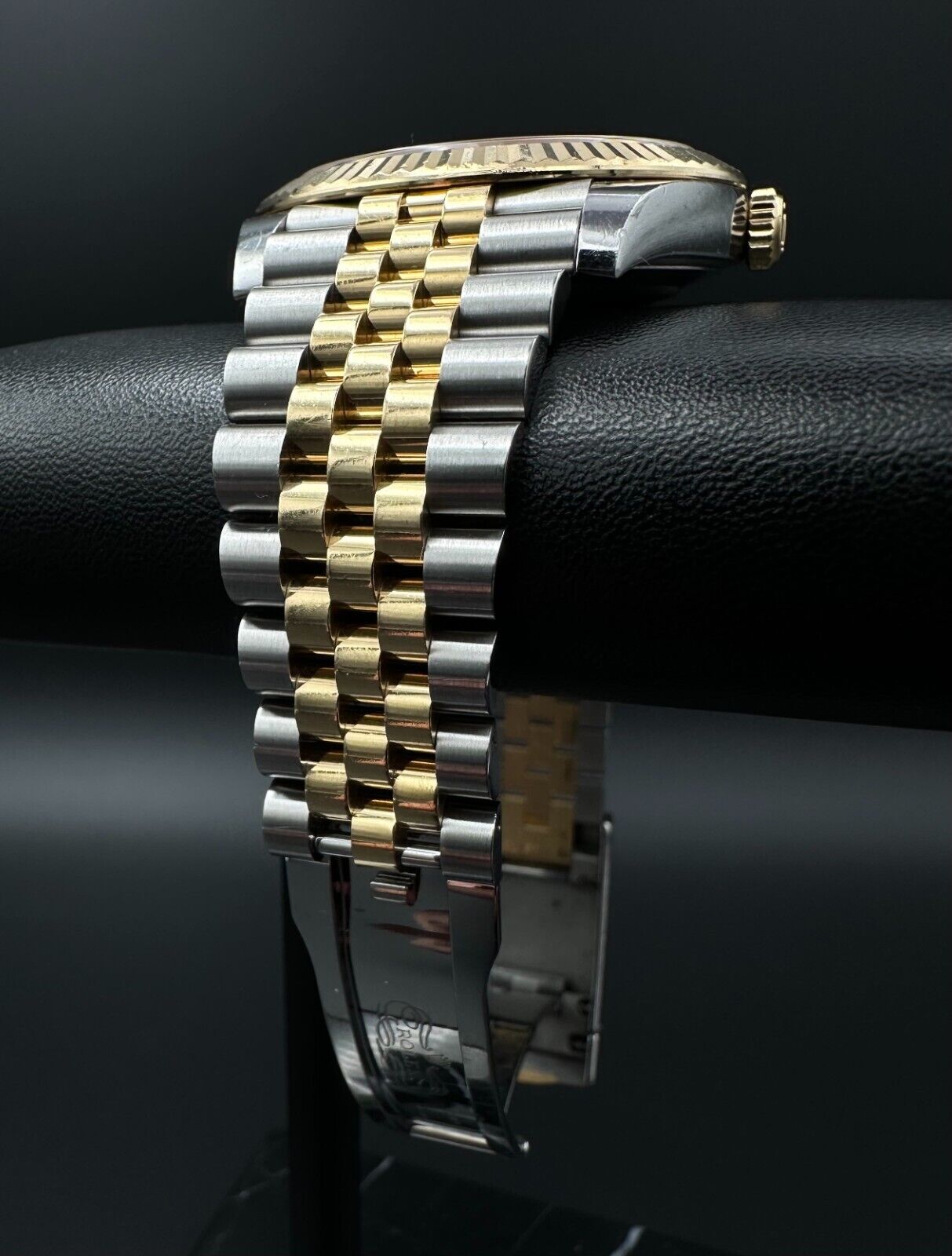 Rolex Datejust 41 model 126333, featuring a gold and stainless steel Jubilee bracelet and a champagne diamond dial, 2022 release. This luxurious 41mm automatic watch combines classic elegance with modern sophistication, ideal for collectors and enthusiasts seeking a statement timepiece. Available from The Watch Trader in Madison, CT.