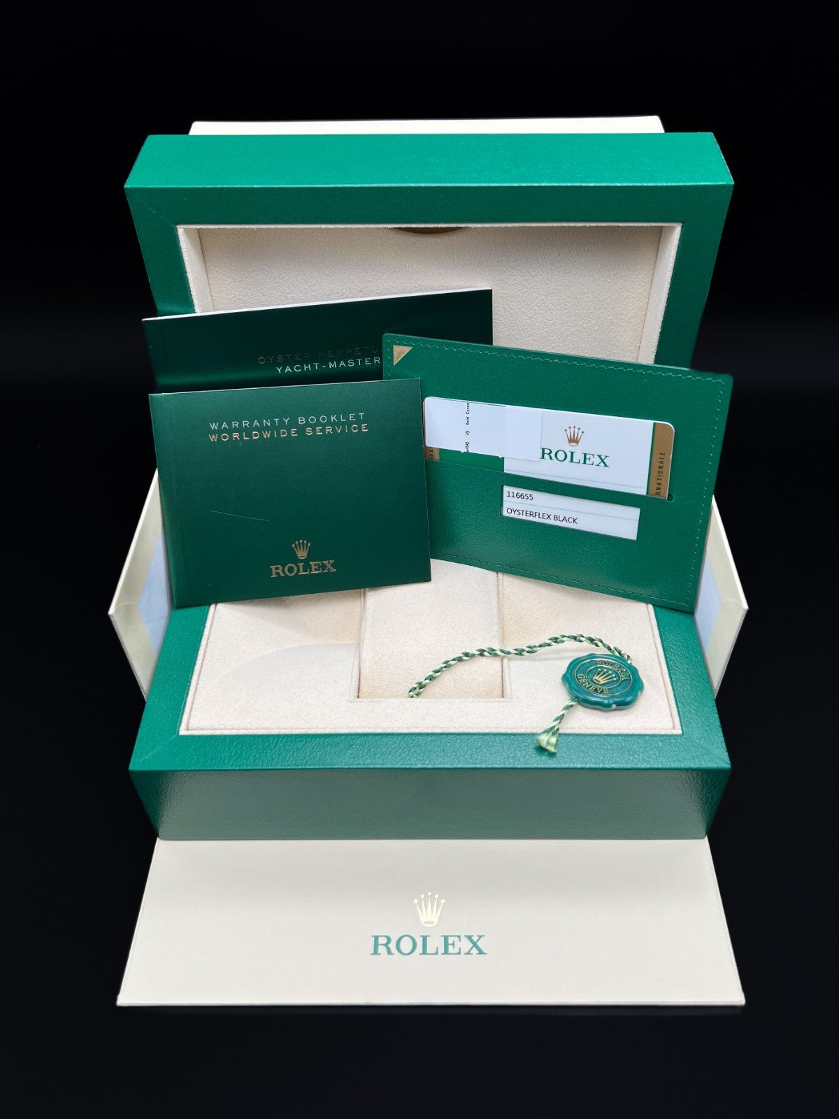 Rolex Yacht-Master 40mm 116655 Rose Gold Black Dial Automatic Watch - 201612