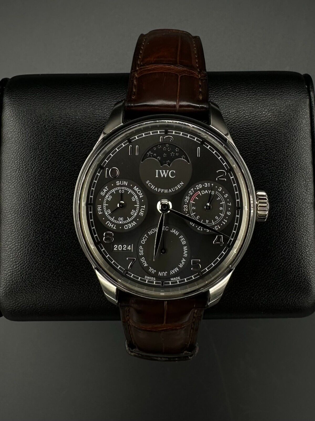 IWC Portuguese Perpetual Calendar IW502307 White Gold 44.2mm Men's Watch - 2016