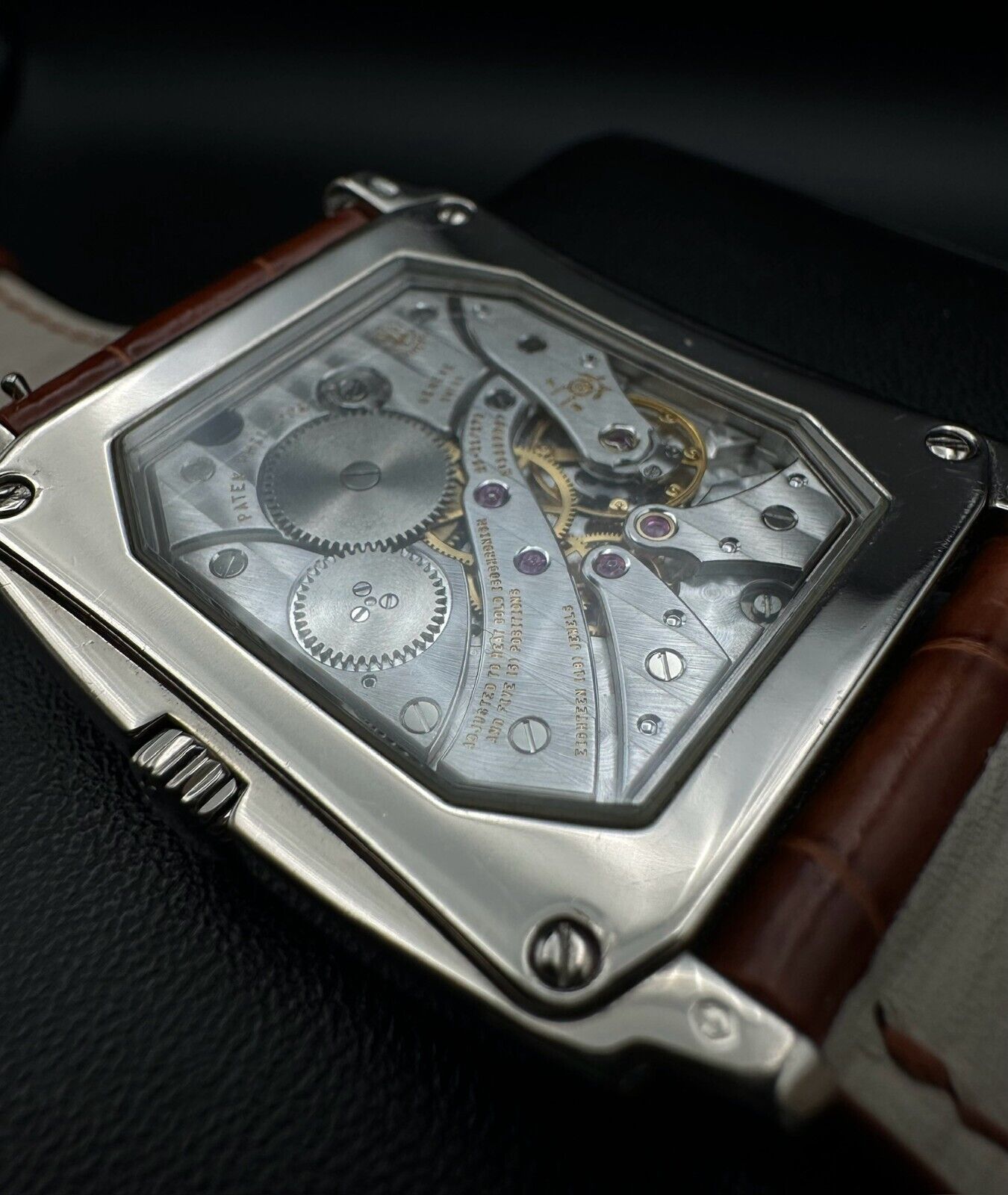 Patek Philippe Gondolo 18K White Gold 5124G Salmon Dial Manual Wind Watch