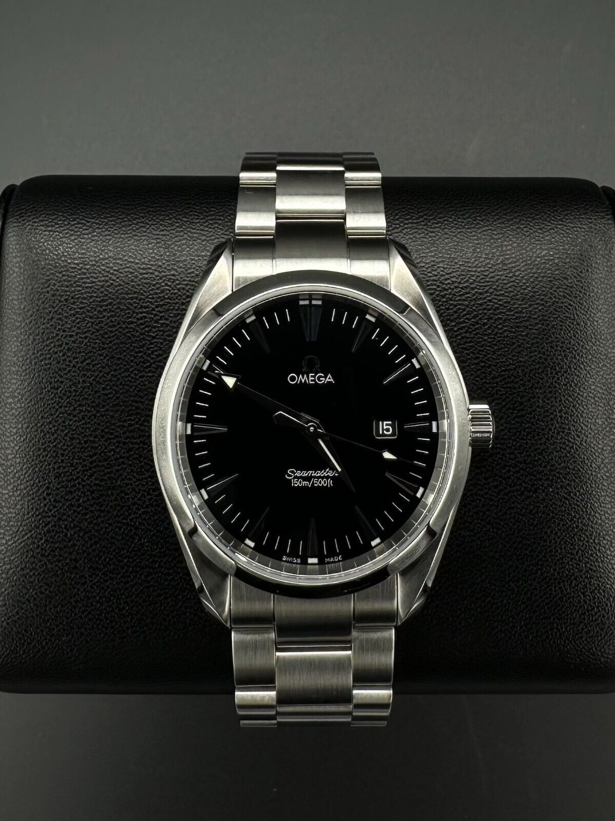 Omega Seamaster Aqua Terra 2517.80 39mm Black Dial Stainless Steel Quartz Watch