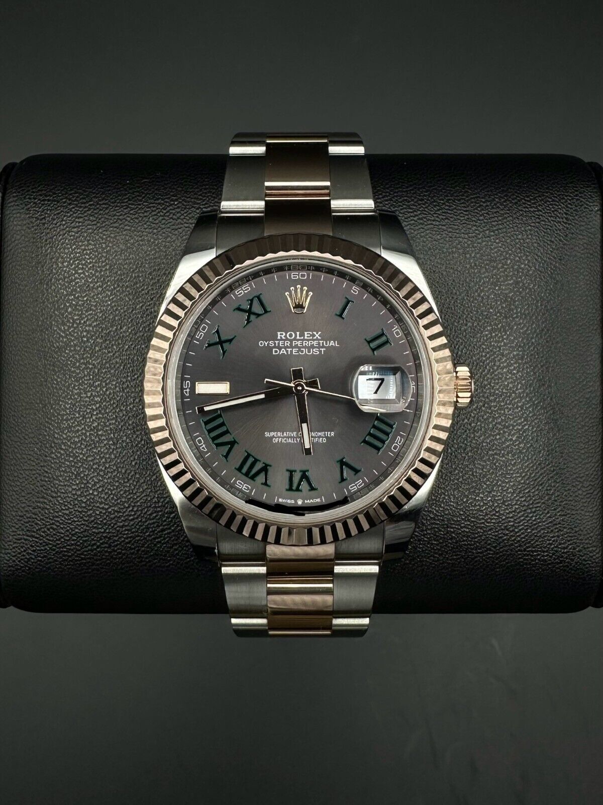 Rolex Datejust 41mm 126331 Wimbledon Dial Oyster Bracelet Automatic Watch - 2022