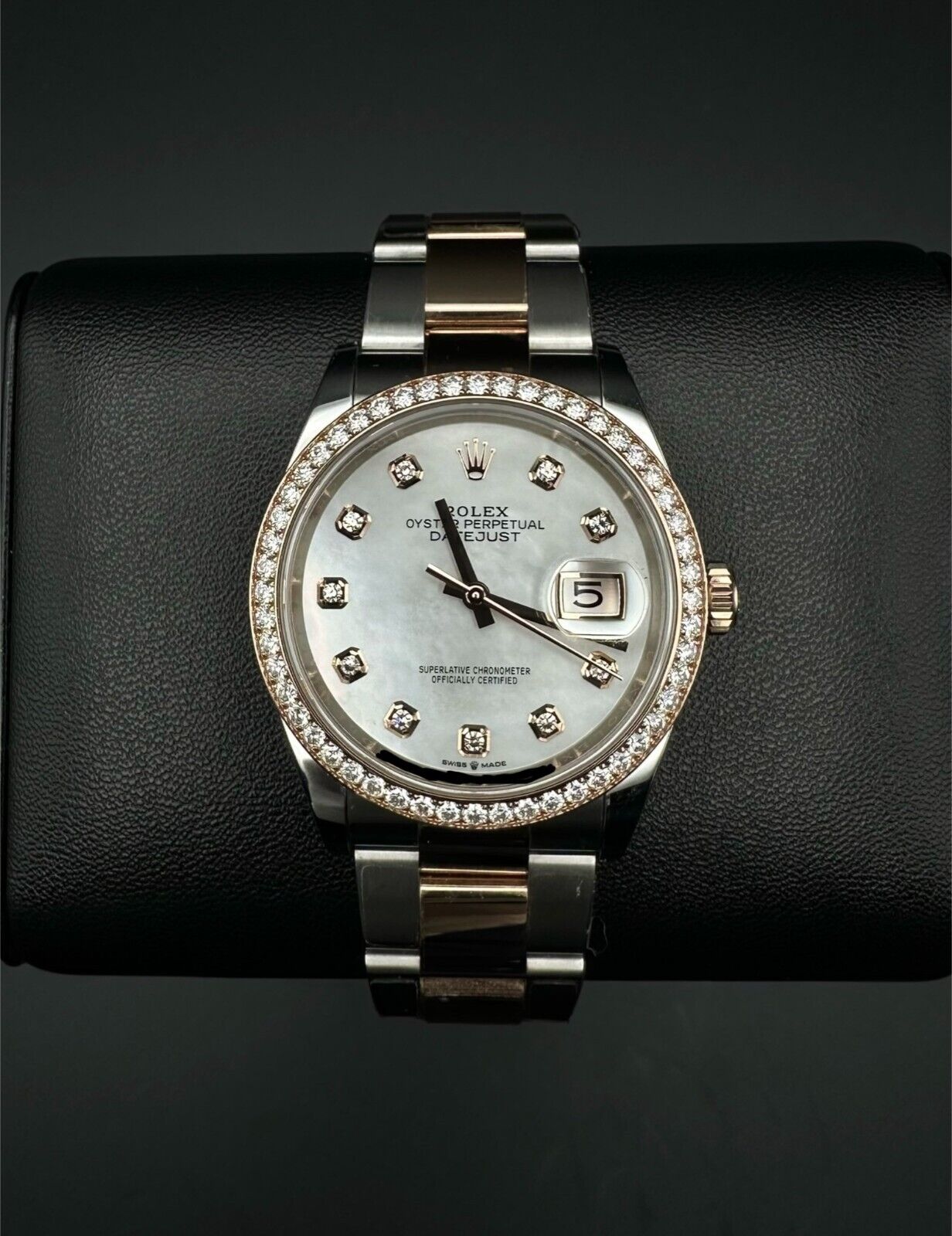 Rolex Datejust 36mm 126281RBR MOP Dial Diamond Bezel Automatic Watch - 2023