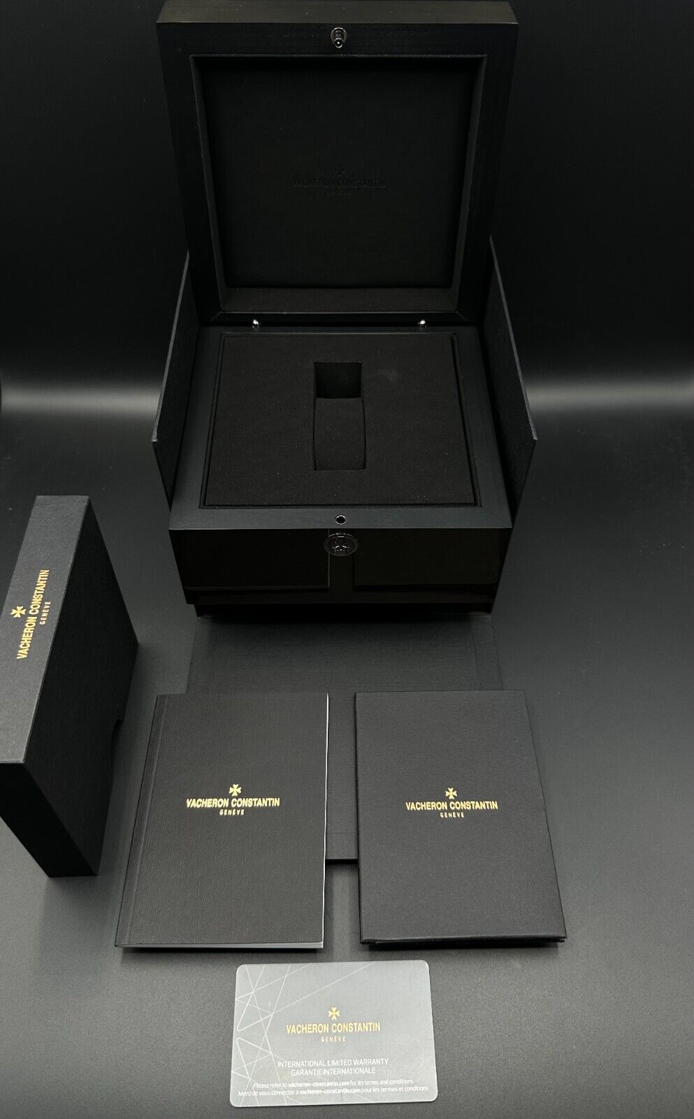 Vacheron Constantin Historiques 222 4200H/222J-B935 Yellow Gold 37mm watch, 2023 model, with an 18K yellow gold case, gold-toned dial, and luminous hour markers. Includes original box, warranty card, and booklet. Available at The Watch Trader, Madison, Connecticut.