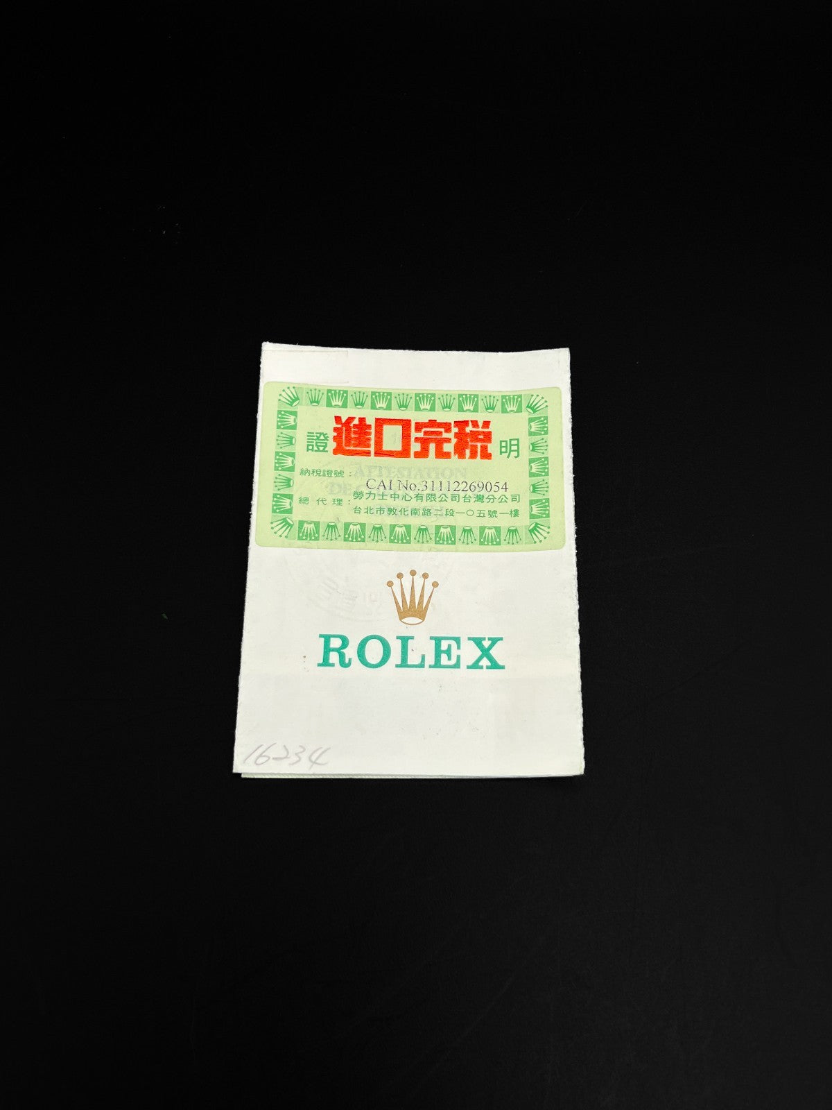 Rolex Datejust 36mm 16234 Black Index Dial Steel Automatic Watch - 200311