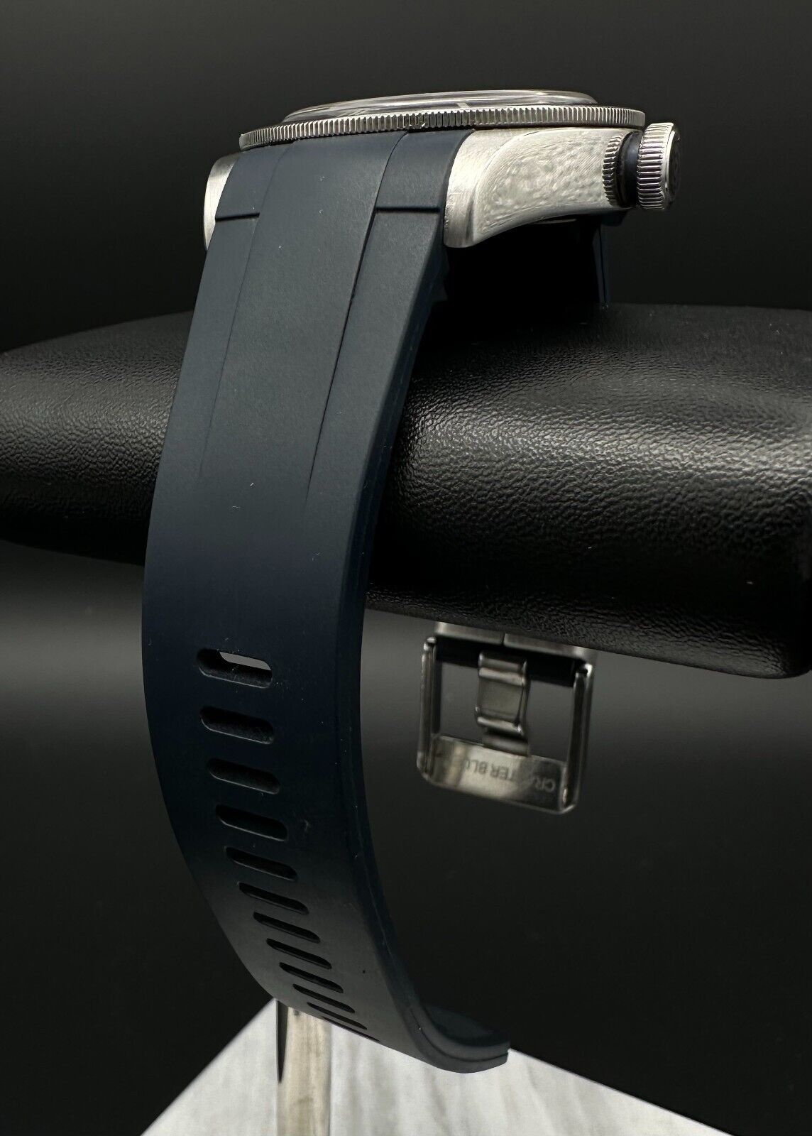 Tudor Heritage Black Bay men's automatic watch, model 79220B, with distinctive black 'Smiley' dial and 2014 release. Features a classic 41mm stainless steel case and vintage-inspired design, ideal for collectors of iconic timepieces. Available from The Watch Trader CT.