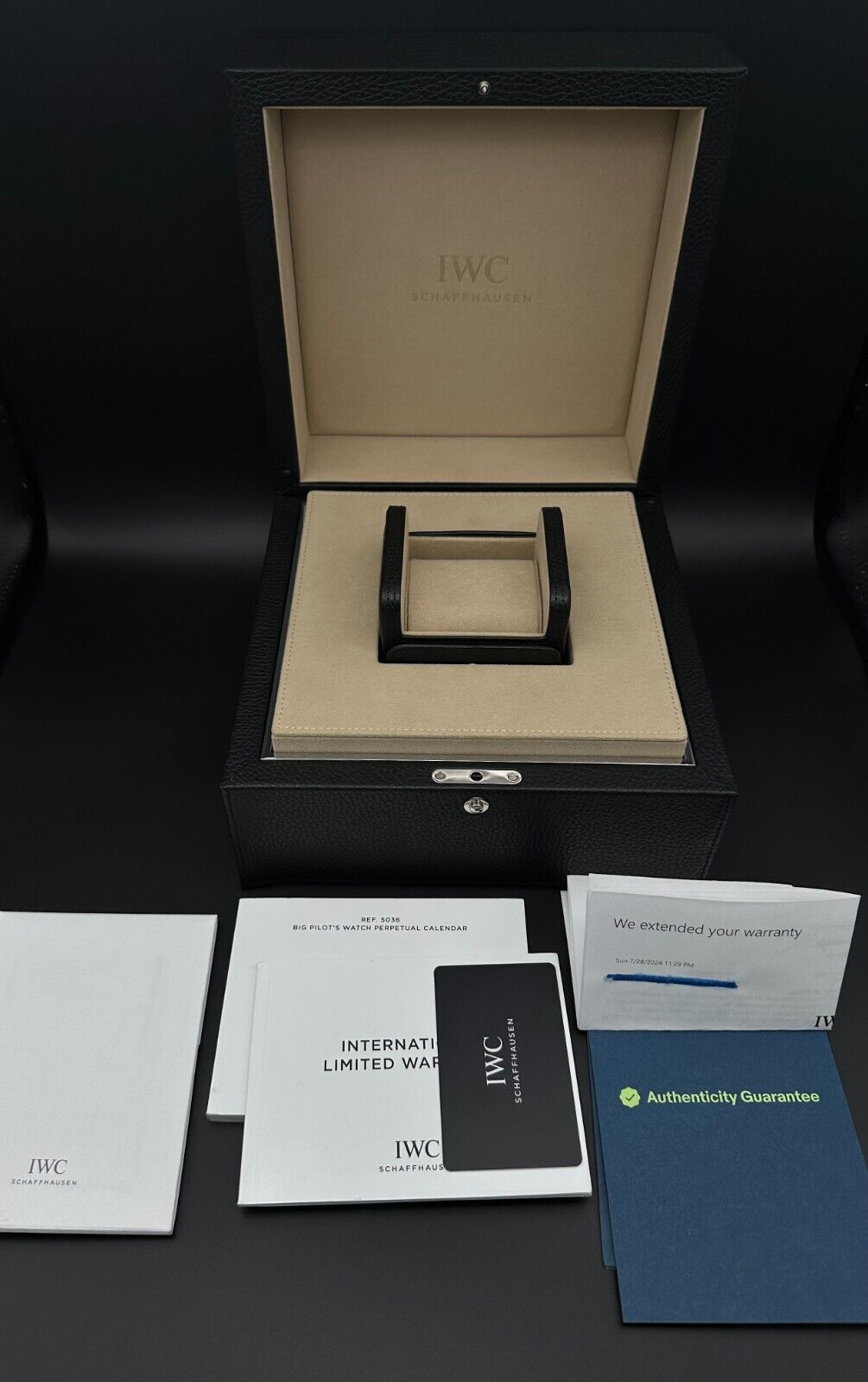 IWC Big Pilot Perpetual Calendar 46.2mm Watch Blue Dial Men's Watch - IW503605