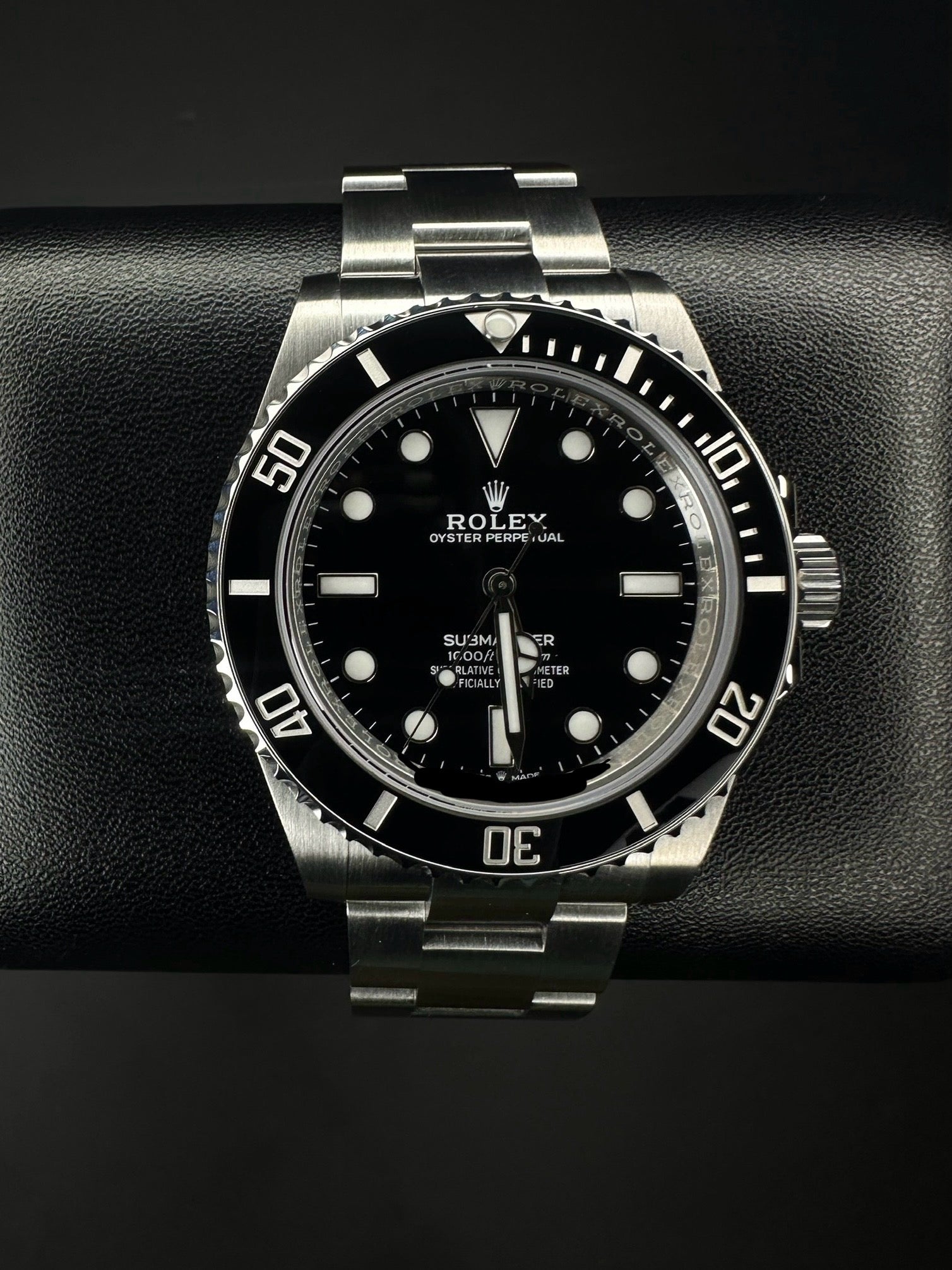 Rolex Submariner No-Date 124060 Black Dial Mens Automatic Watch