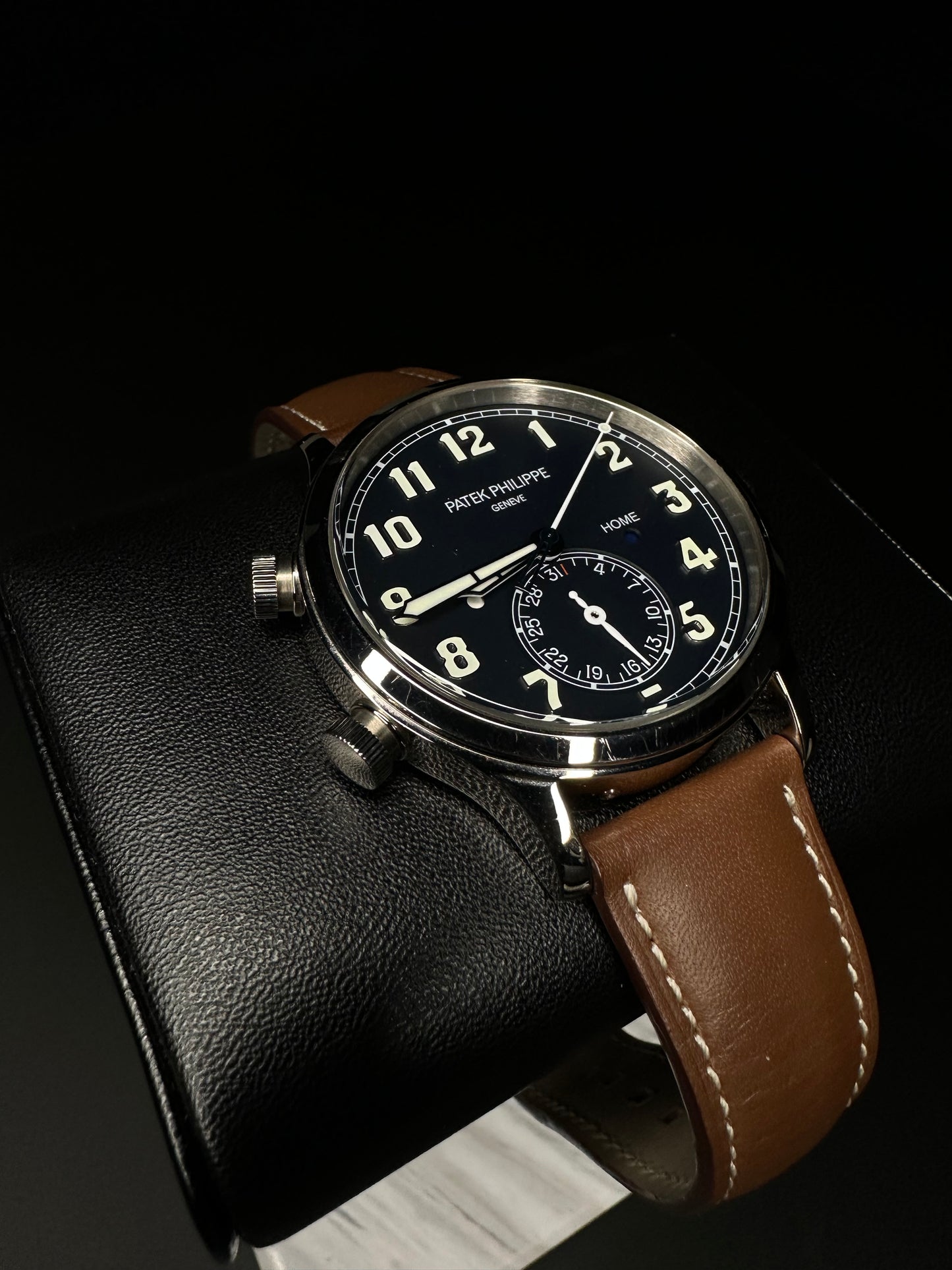 Patek Philippe Calatrava Pilot Travel Time White Gold 5524G