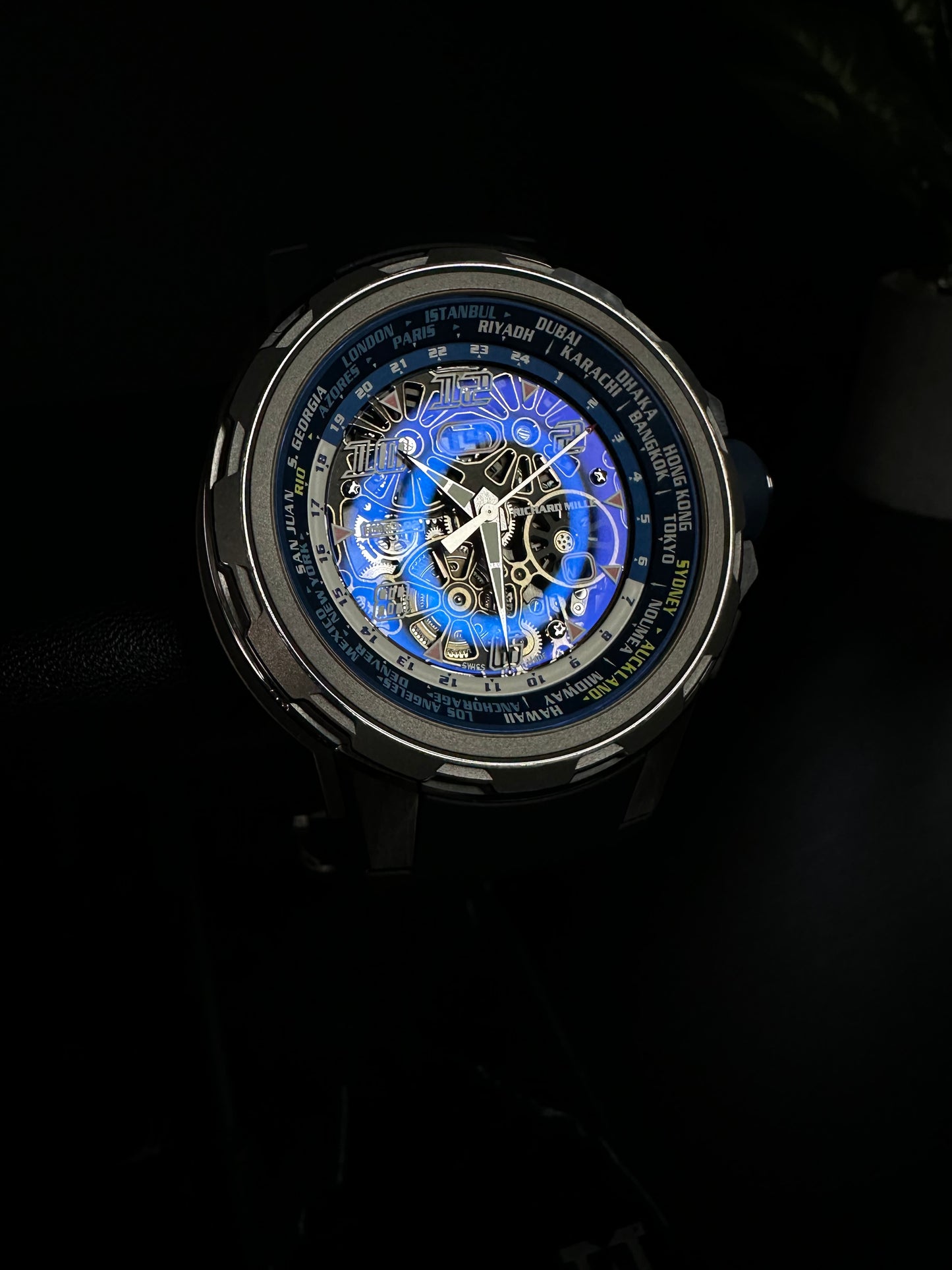 Richard Mille 63-02 Titanium Worldtimer