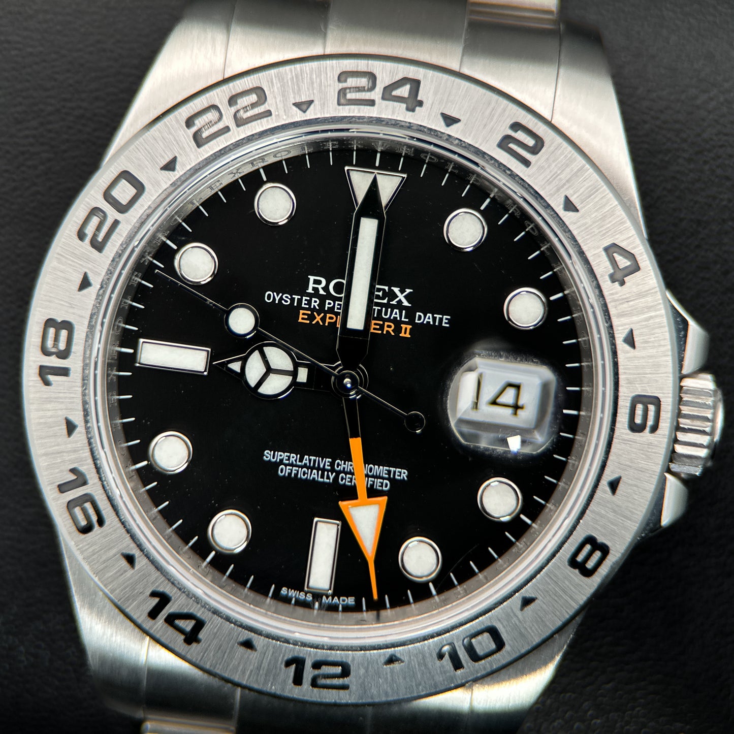 Rolex Explorer II Black Dial 216570 Stainless Steel 42mm Automatic Watch - 2011