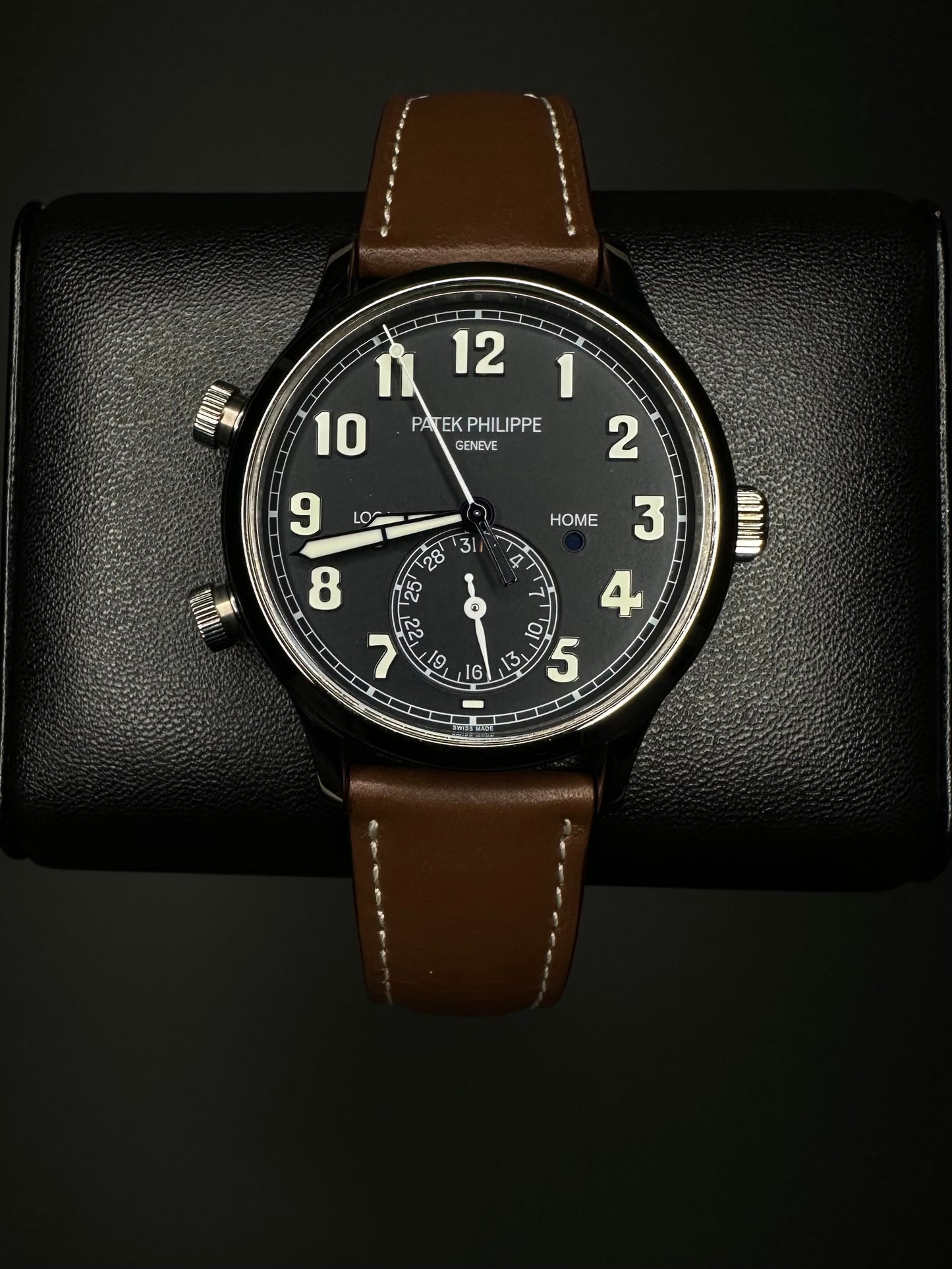 Patek Philippe Calatrava Pilot Travel Time White Gold 5524G