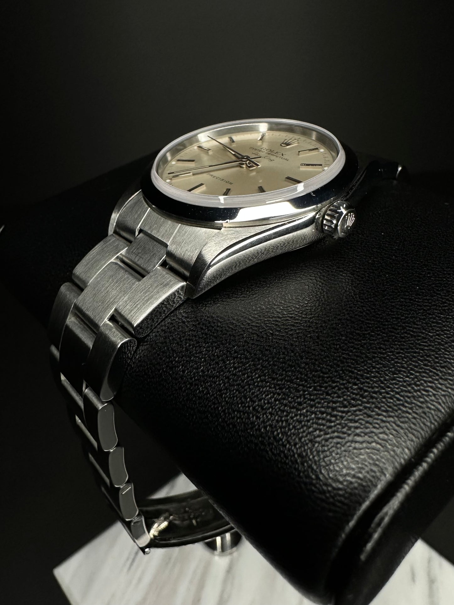 Rolex Airking 14000 Silver Dial Mens Automatic Watch