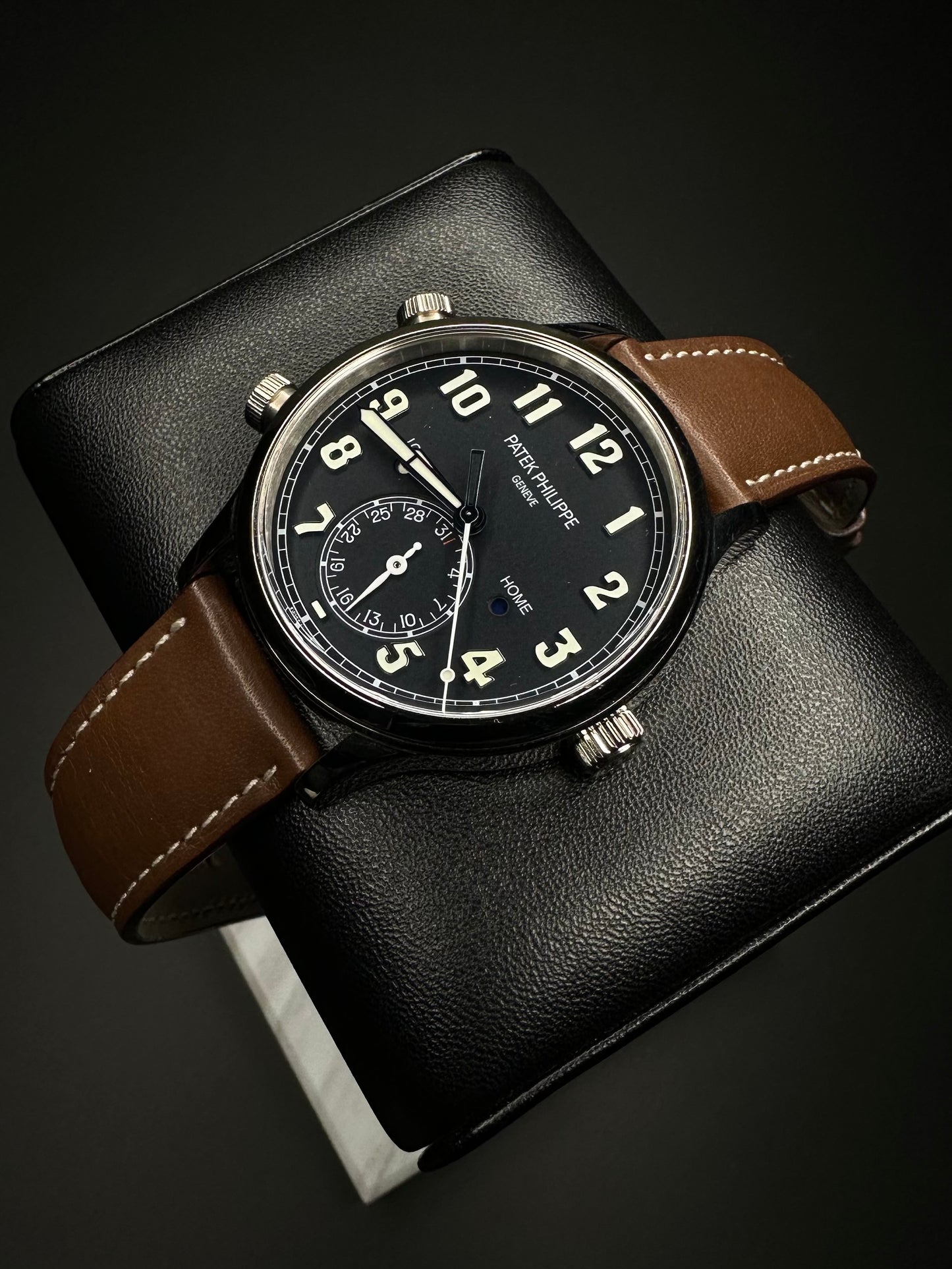Patek Philippe Calatrava Pilot Travel Time White Gold 5524G