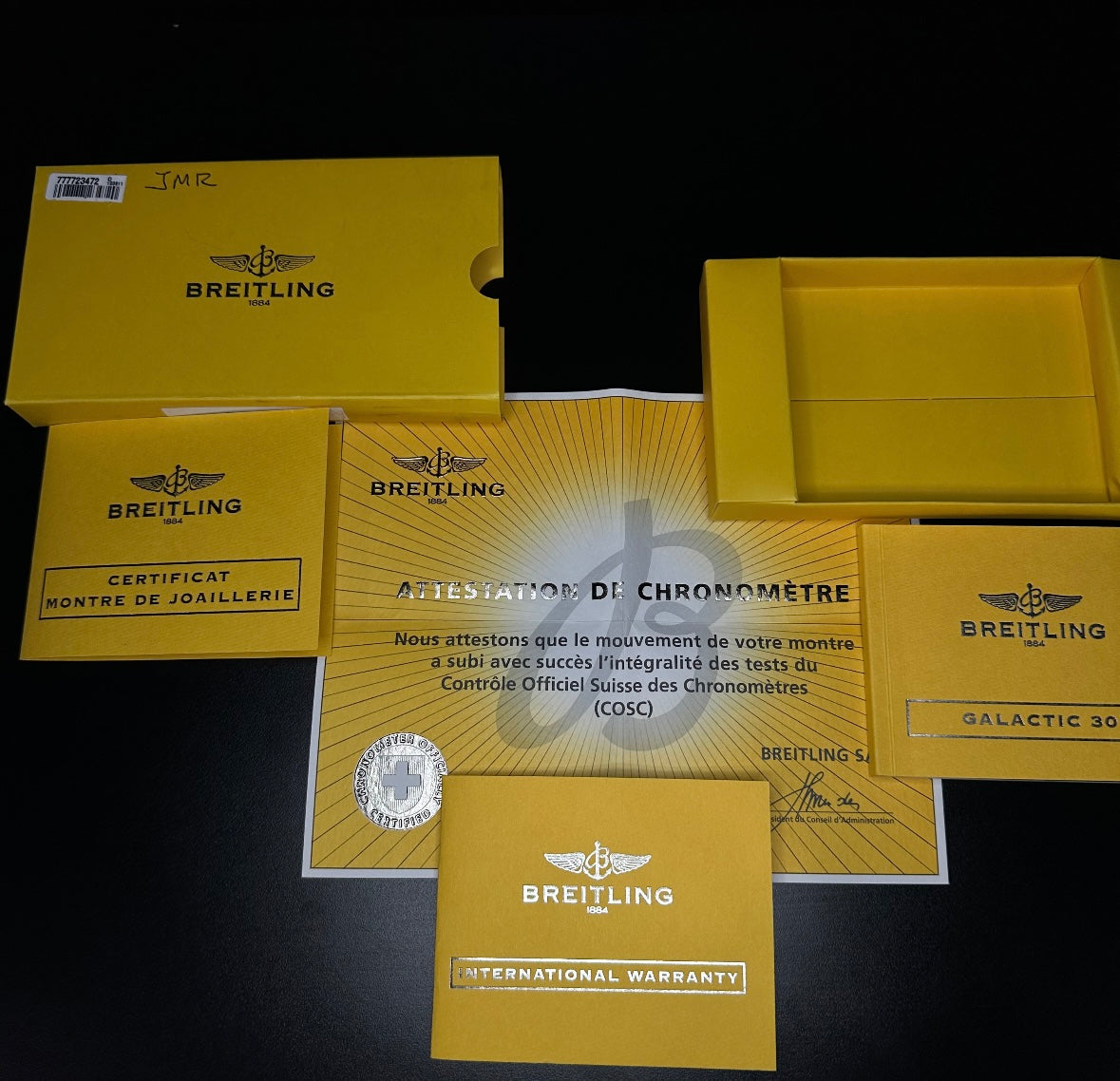 Breitling Galactic 30 Two Tone ladies' quartz watch, model B71340LA/BA15, featuring a sophisticated two-tone stainless steel and gold design, 30mm case, and elegant mother-of-pearl dial. Ideal for women seeking a blend of luxury and functionality in a high-performance timepiece. Available from The Watch Trader CT.