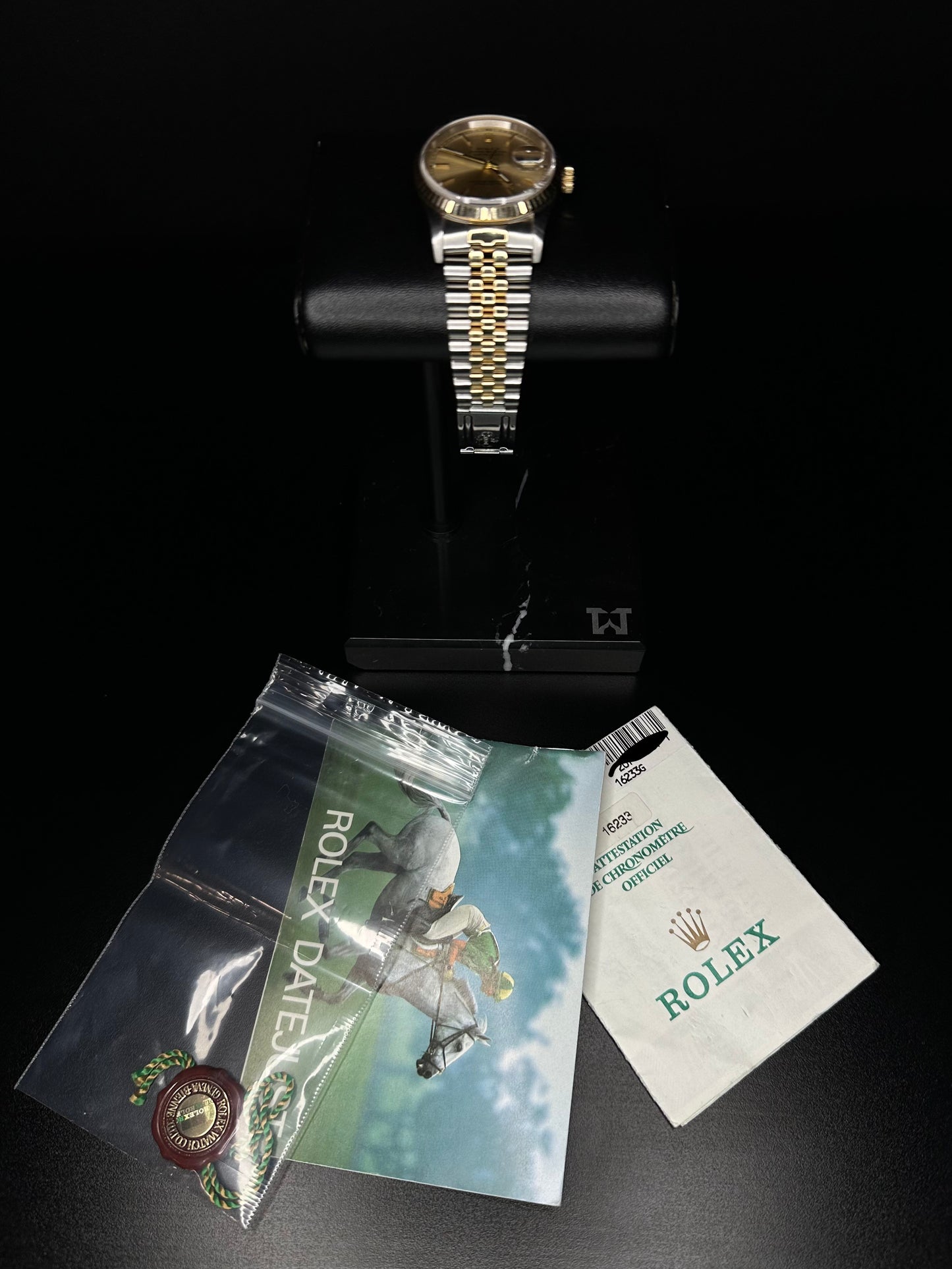 2002 Rolex Datejust 36 complete set