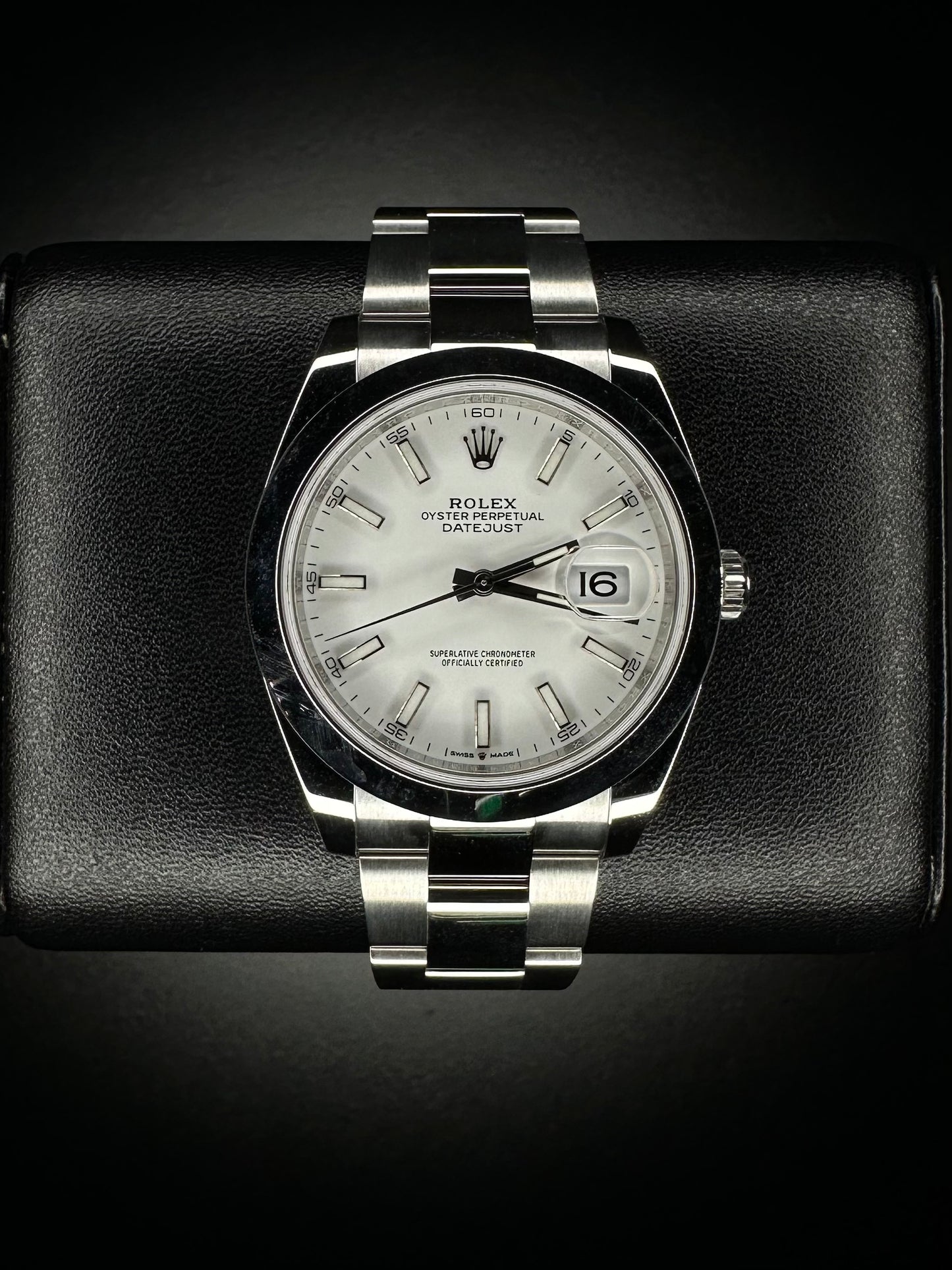 Rolex Datejust 41mm Stainless Steel White Dial 126300