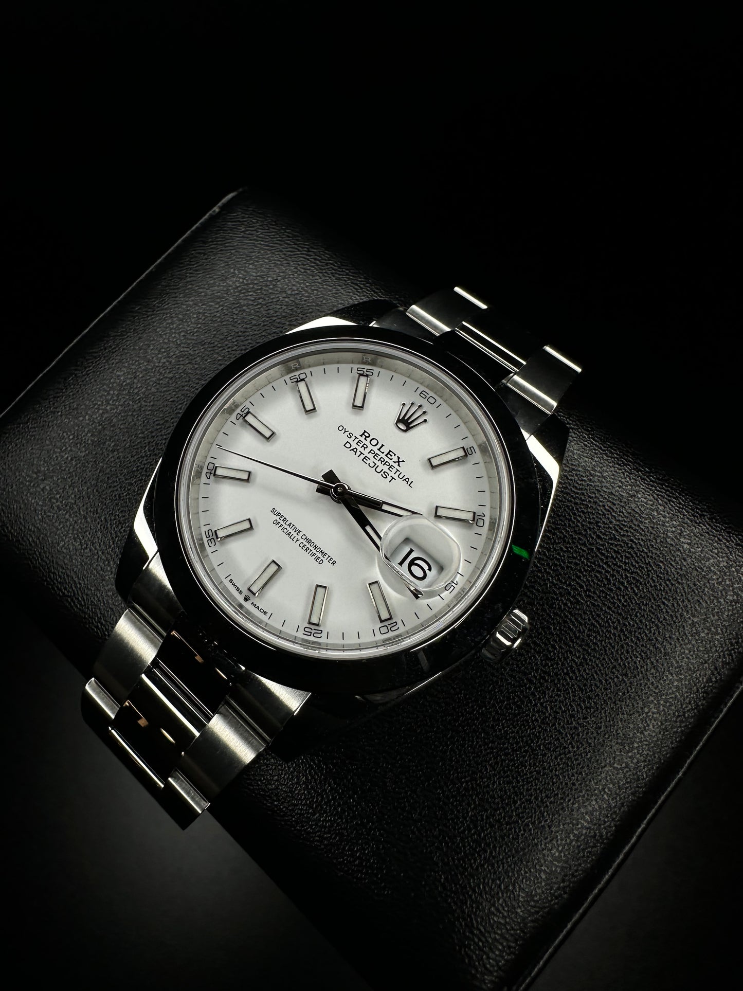 Rolex Datejust 41mm Stainless Steel White Dial 126300