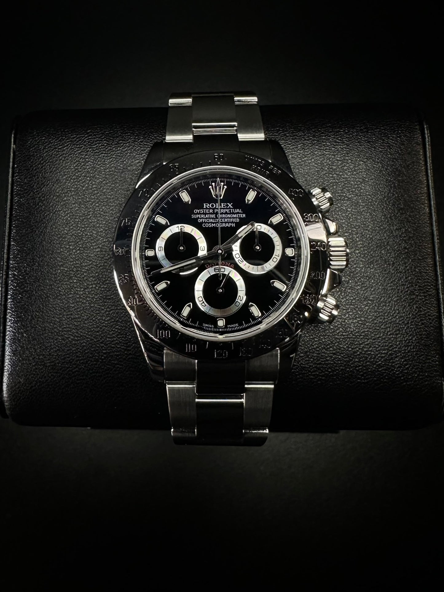 Rolex Daytona Stainless Steel Black Dial 116520