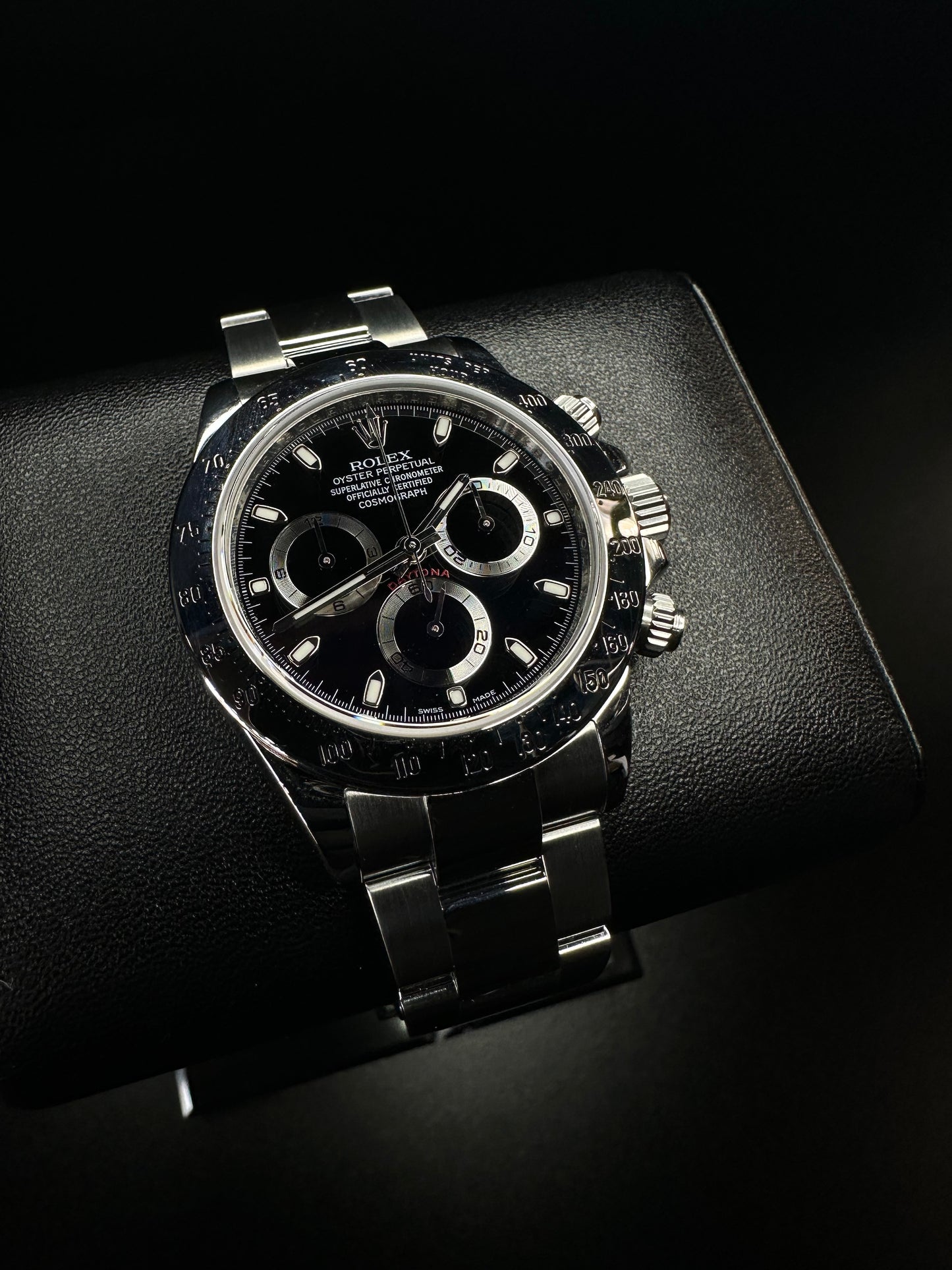 Rolex Daytona Stainless Steel Black Dial 116520