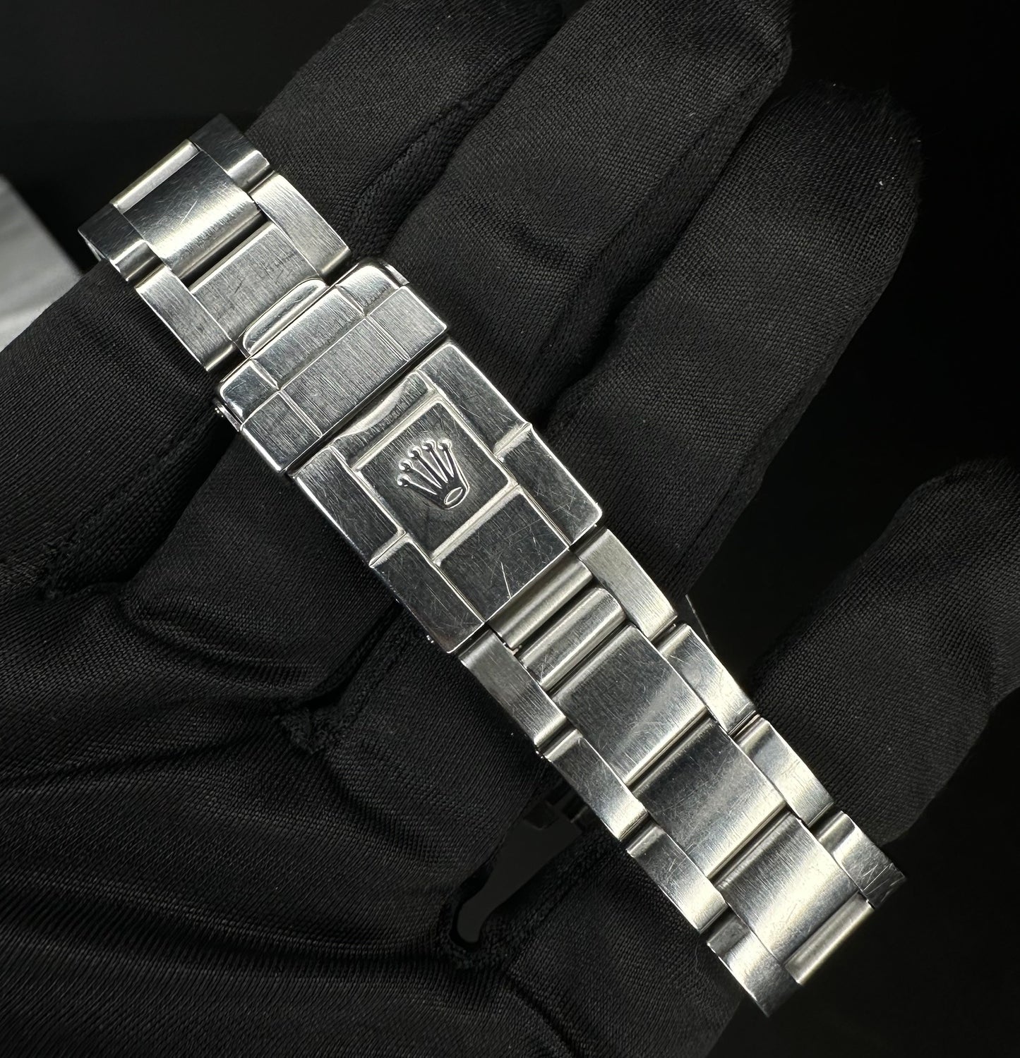 Rolex Explorer II 40mm automatic watch, model 16570, featuring a classic black dial and stainless steel case, 2000 release. This iconic timepiece combines durability and style, perfect for explorers and collectors seeking a reliable, versatile luxury watch. Available from The Watch Trader CT.