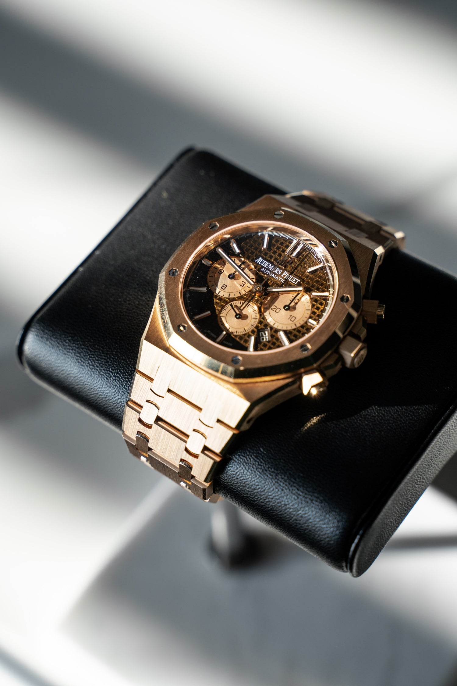 Audemars Piguet Rose Gold Royal Oak Chronograph with Chocolate Dial