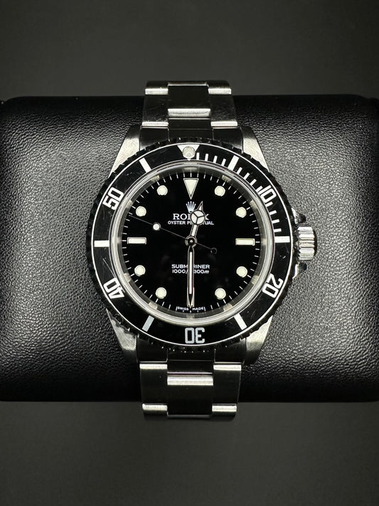 Rolex Submariner 14060 Steel Black No Date Mens Automatic Watch