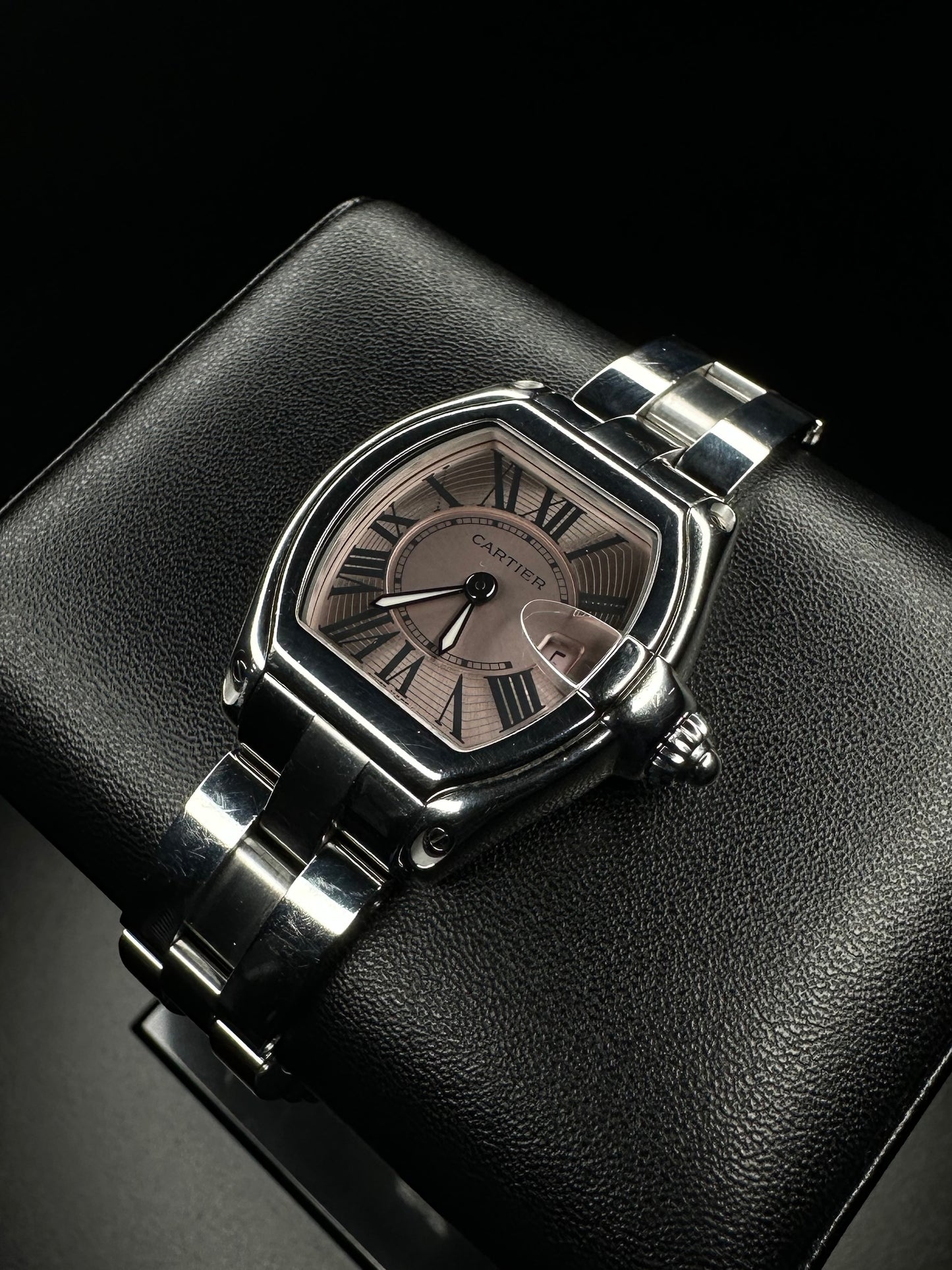 Cartier Roadster Ladies Pink Dial