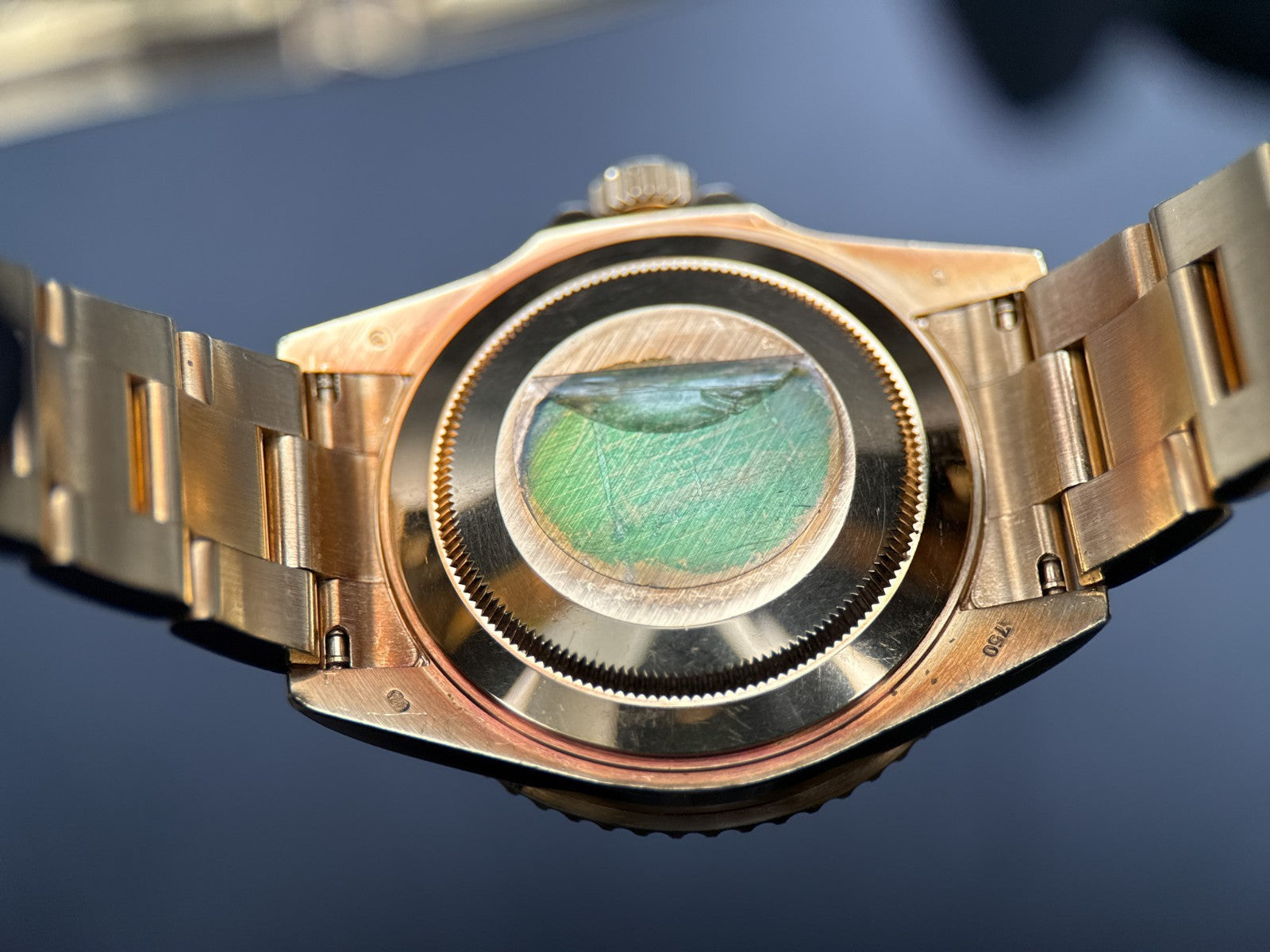 Rolex Submariner Date 16618 Bluesy Yellow Gold Unpolished 40mm Automatic Watch5