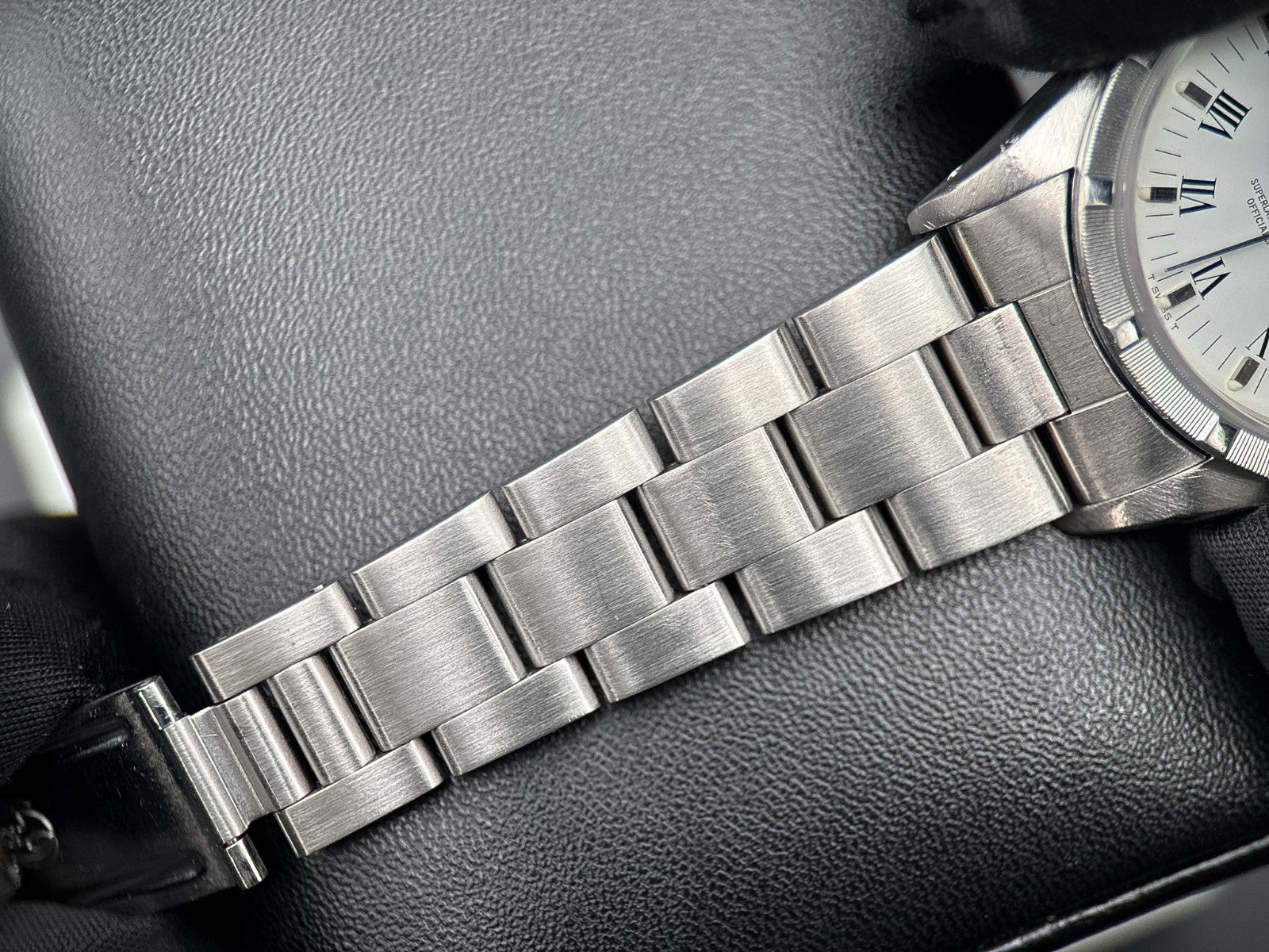 Rolex Date 15210 White Roman Dial Stainless Steel Oyster Automatic 34mm Watch7