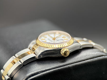 Rolex Lady-Datejust 69173 White Stick Dial Two-Tone Automatic 26mm Watch1
