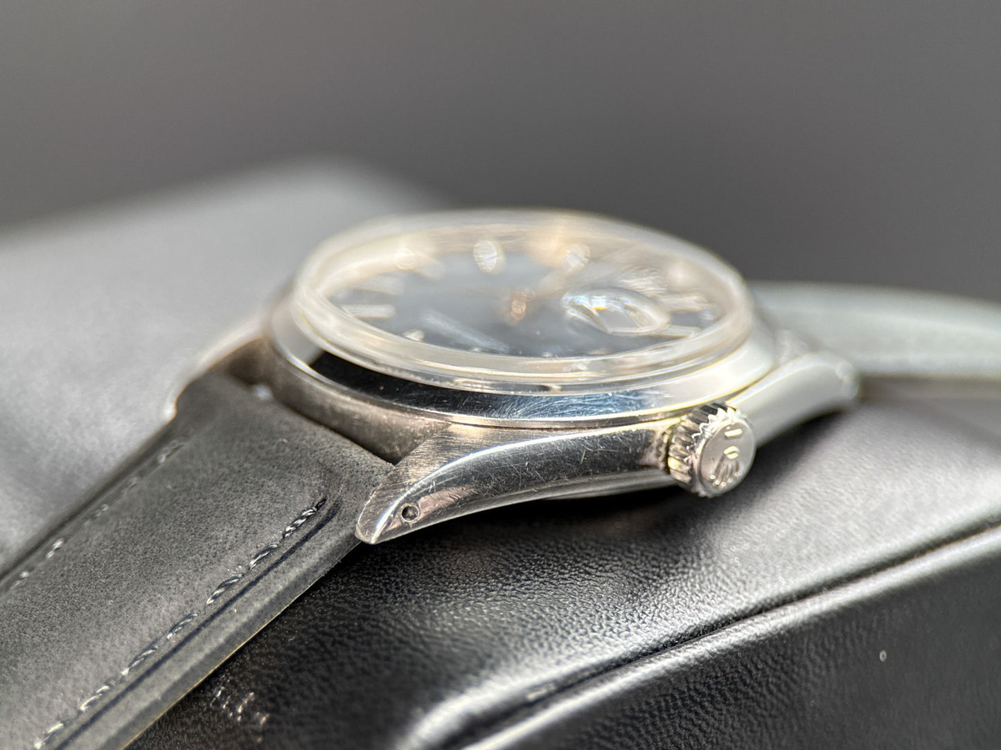 Rolex Datejust 1600 Rare Blue "Pie Pan" Service Dial Steel 36mm Automatic Watch1