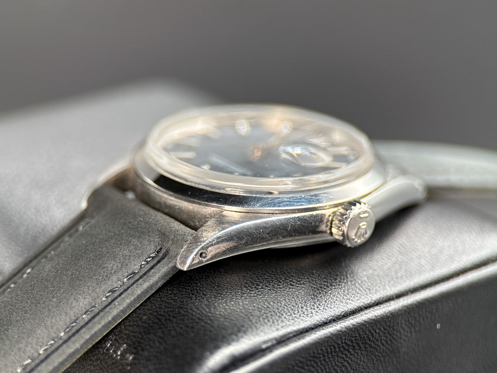 Rolex Datejust 1600 Rare Blue "Pie Pan" Service Dial Steel 36mm Automatic Watch1