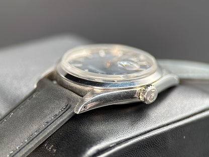 Rolex Datejust 1600 Rare Blue "Pie Pan" Service Dial Steel 36mm Automatic Watch1