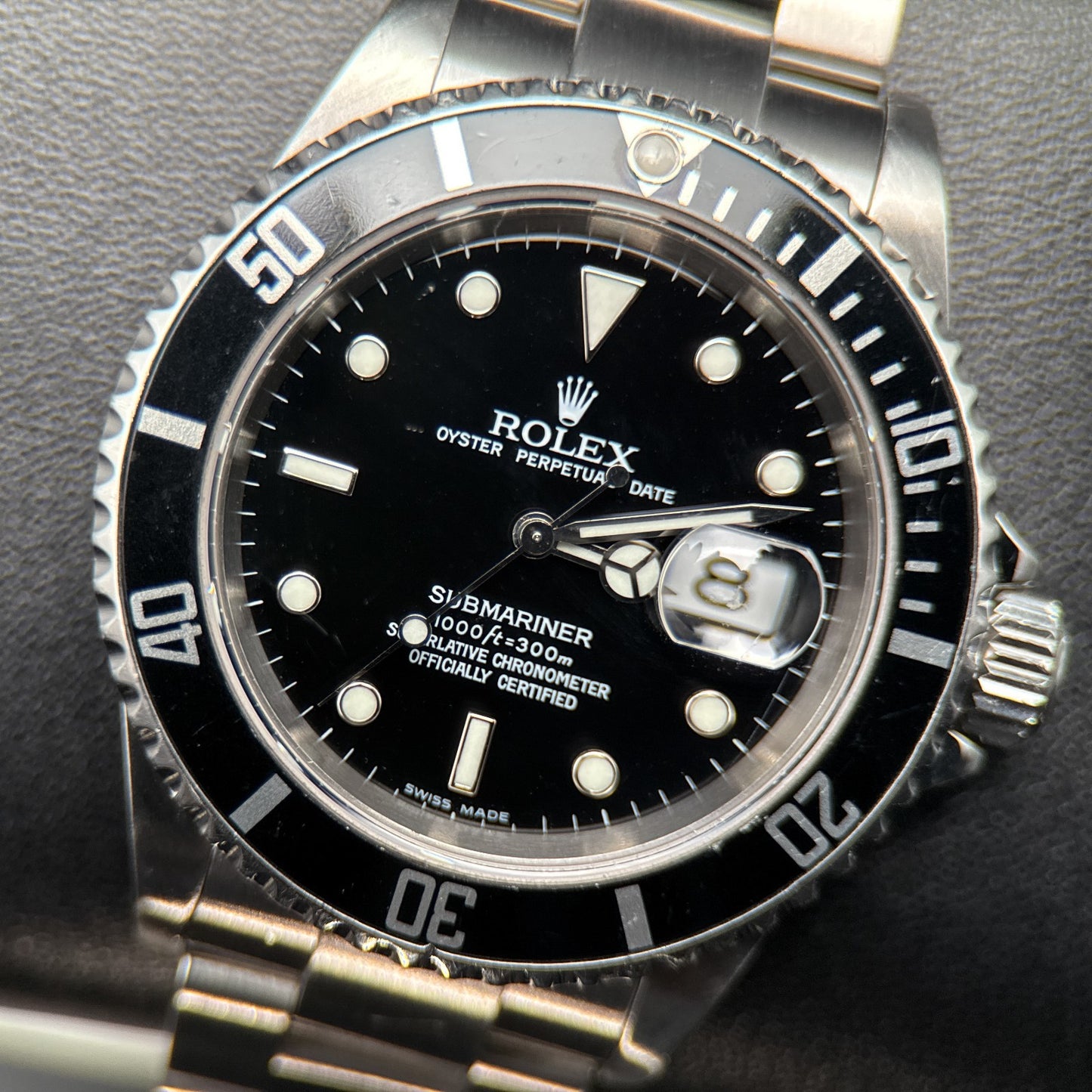 Rolex Submariner Date 16610 Black Dial Steel Automatic 40mm Watch - 20040