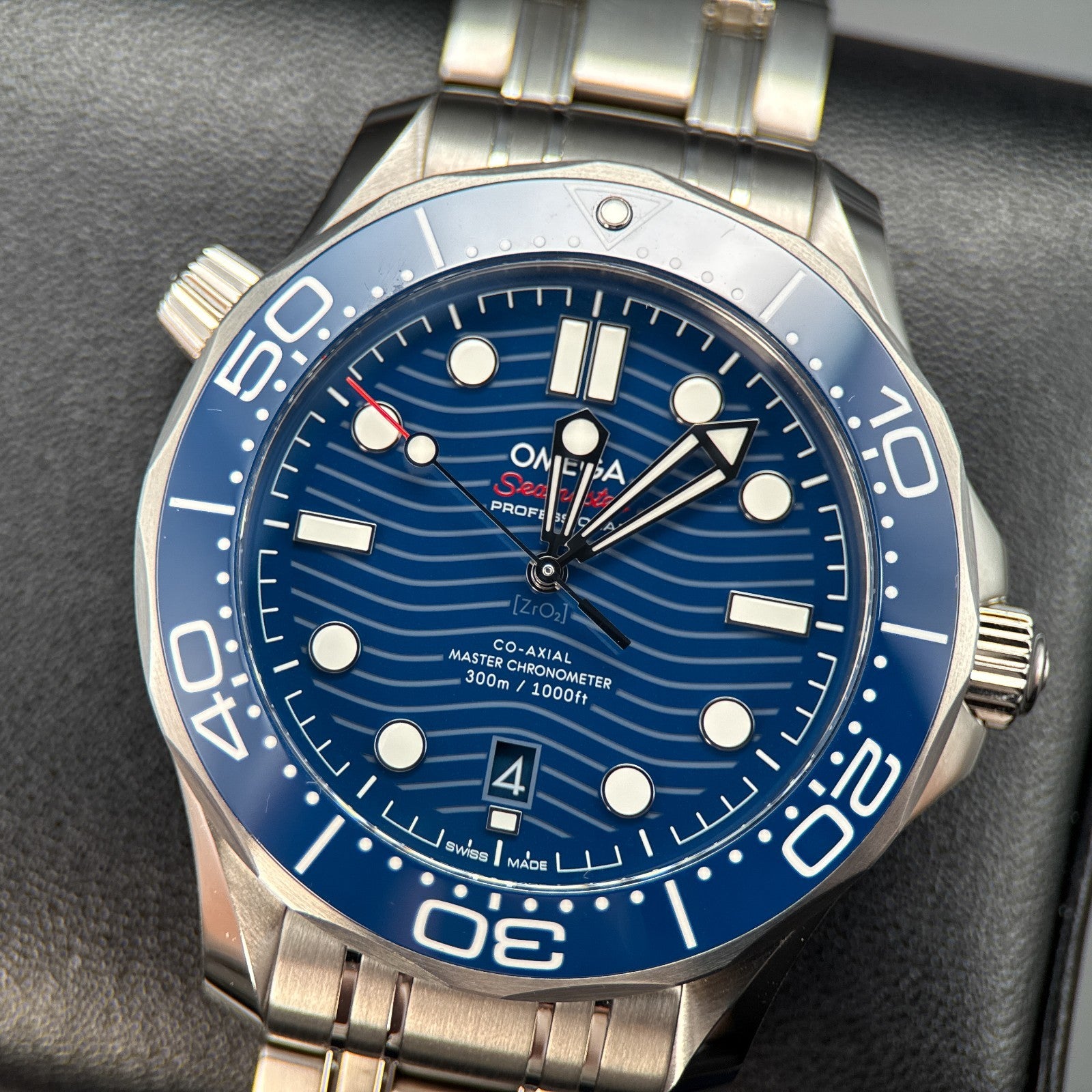 OMEGA Seamaster Diver 300M 210.30.42.20.03.001 Blue Dial 42mm Automatic Watch0