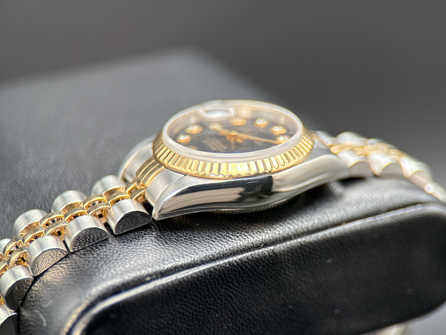 Rolex Lady-Datejust 69173 Black Diamond Dial Automatic 26mm Watch - 19984