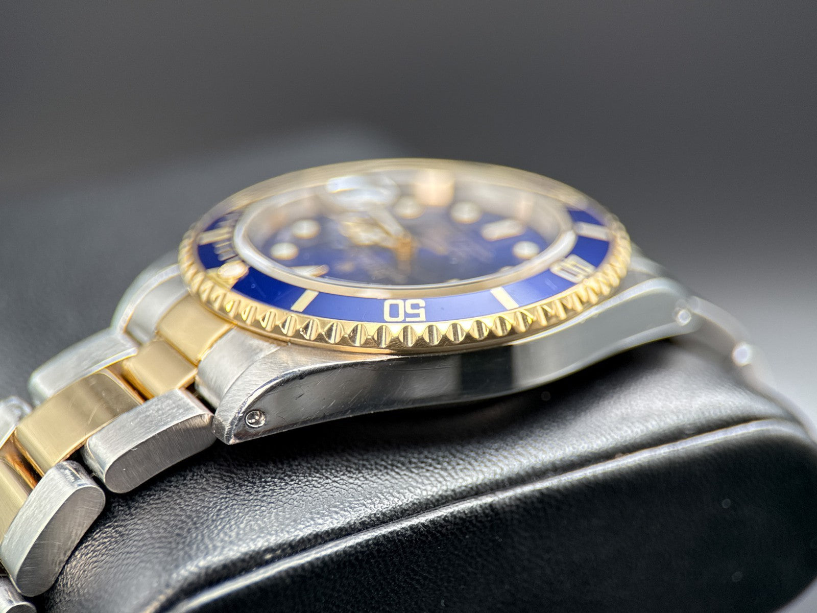 Rolex Submariner Date "Bluesy" 16613 Blue Dial Automatic 40mm Watch4