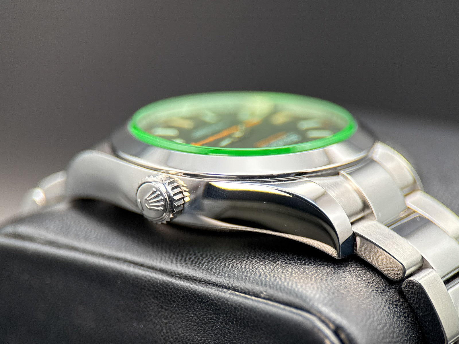 Rolex Milgauss 116400GV Black Dial Green Crystal Automatic 40mm Watch - 20222
