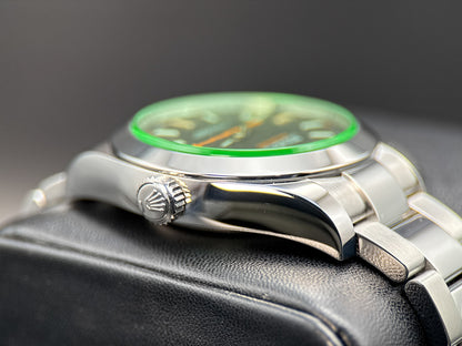 Rolex Milgauss 116400GV Black Dial Green Crystal Automatic 40mm Watch - 20222